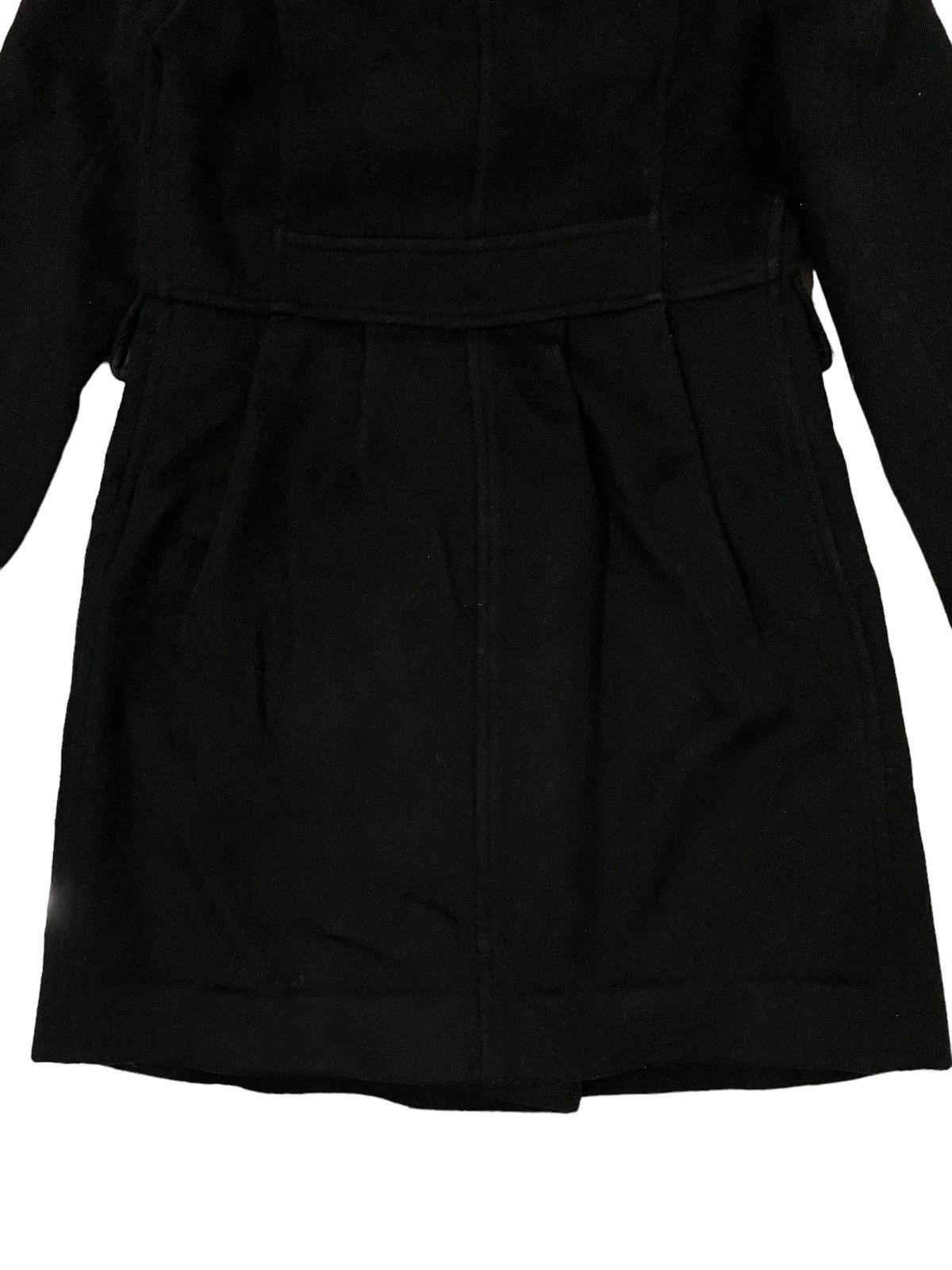 Japanese Brand × Yohji Yamamoto A.T. Atsuro Tayama Faux Wool Double Breasted Hooded Jacket Size US S / EU 44-46 / 1 - 12 Thumbnail