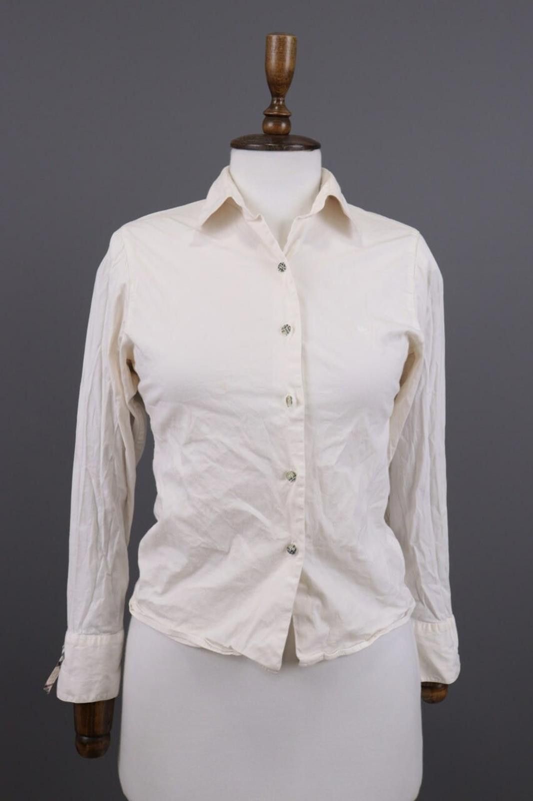 Designer Burberry London Beige Nova Check Blouse Shirt Size 14 / M Size XL / US 12-14 / IT 48-50 - 1 Thumbnail
