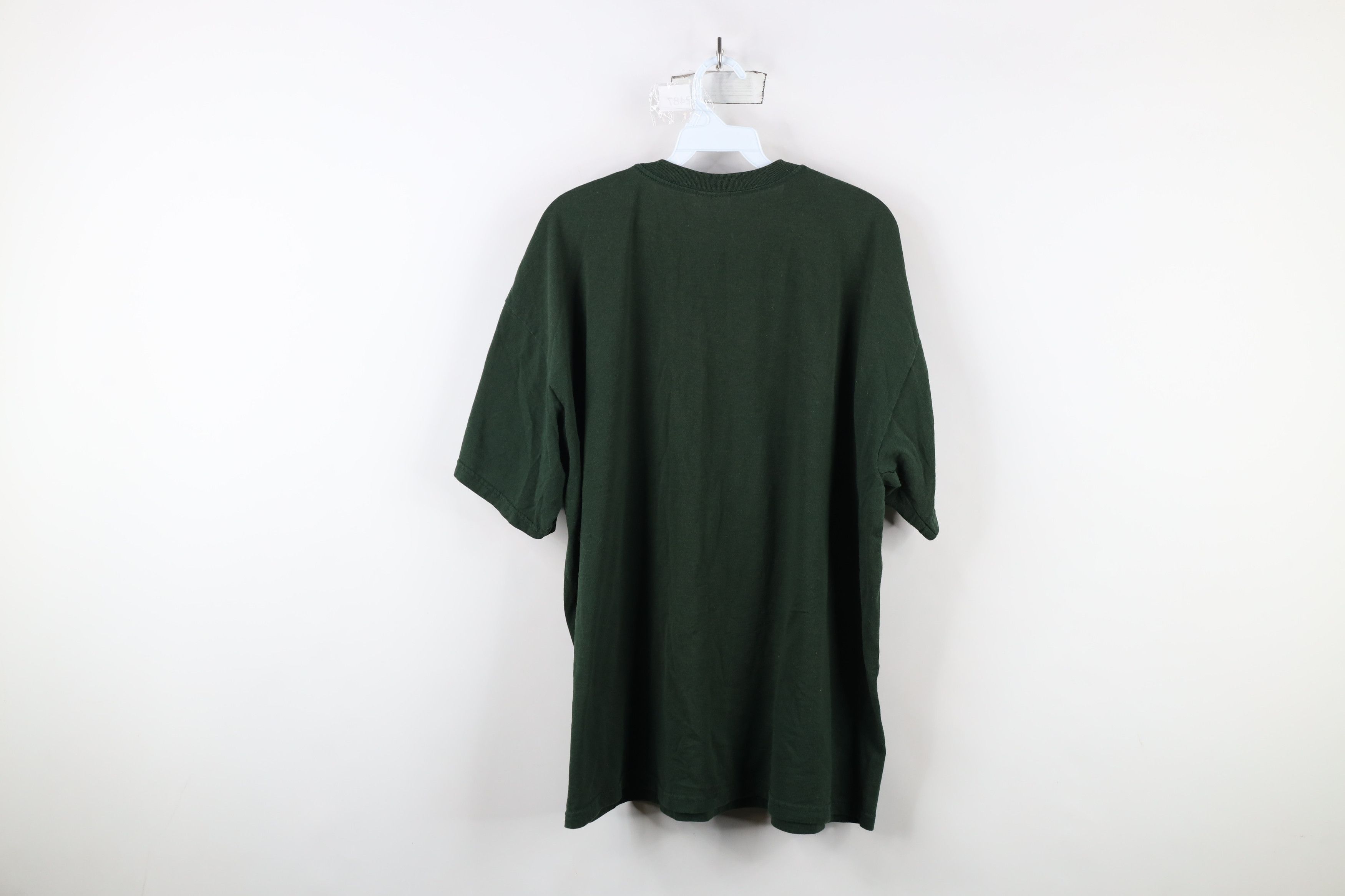 Vintage Vintage Y2K Streetwear Short Sleeve T-Shirt Hunter Green Size US XL / EU 56 / 4 - 7 Thumbnail