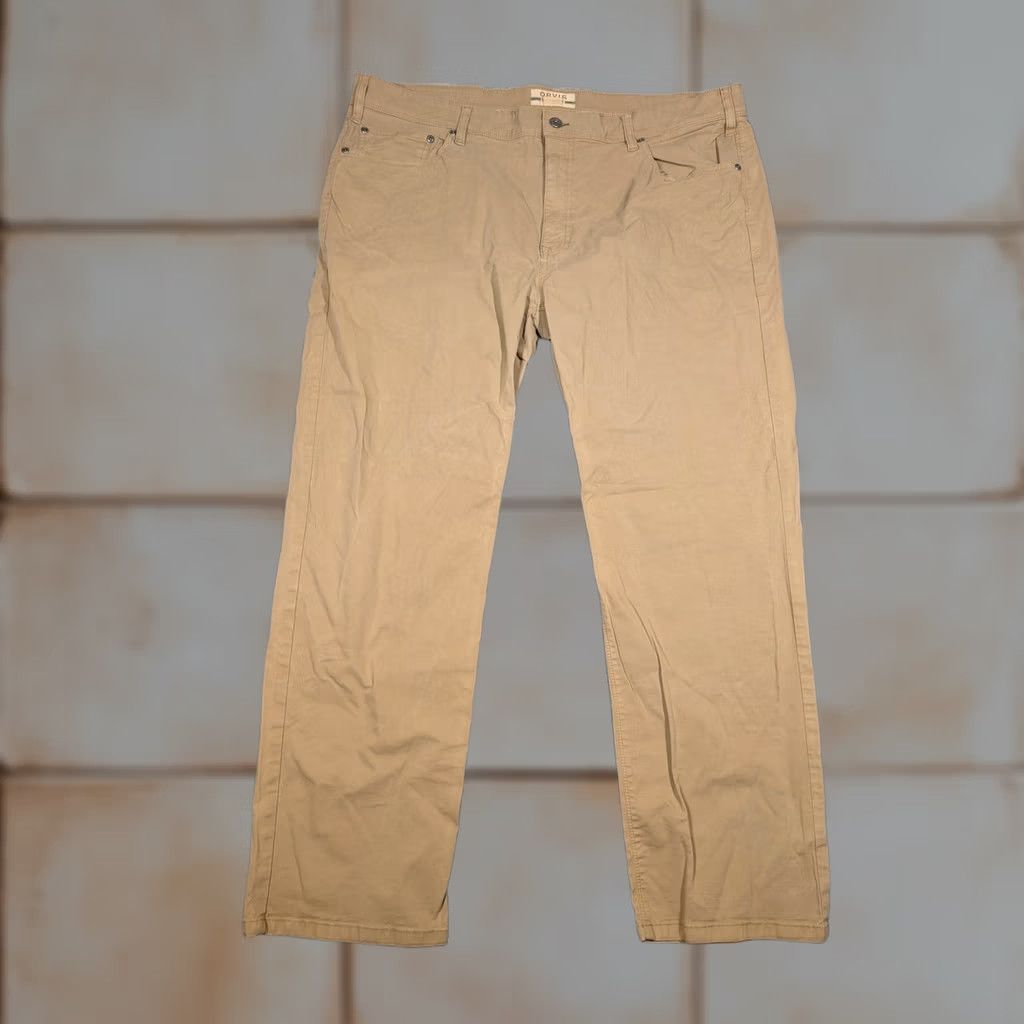 Orvis Orvis Pants Mens 42x30 Beige Five Pocket Canvas Stretch Straight Leg Casual Pants Mens 42 Beige Five Pocket Canvas Stretch Straight Leg Casual Size US 42 / EU 58 - 1 Thumbnail