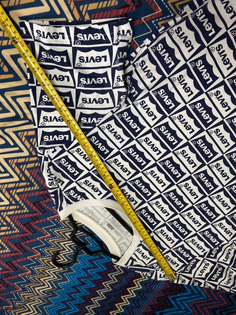 Levi's × Vintage Vintage Levi's Multiprint Logo T-Shirt Retro 90s Size US M / EU 48-50 / 2 - 5 Thumbnail