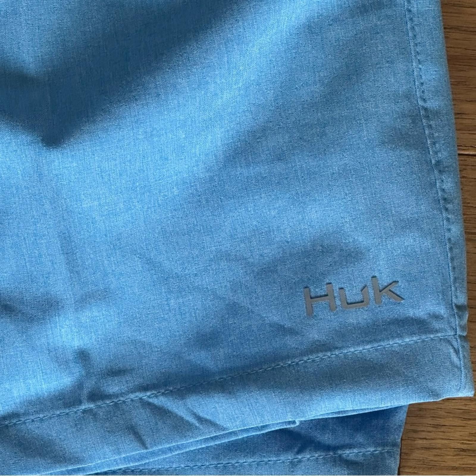 Other NWT Huk Light Blue Volley Shorts XXL Size US 40 / EU 56 - 2 Thumbnail