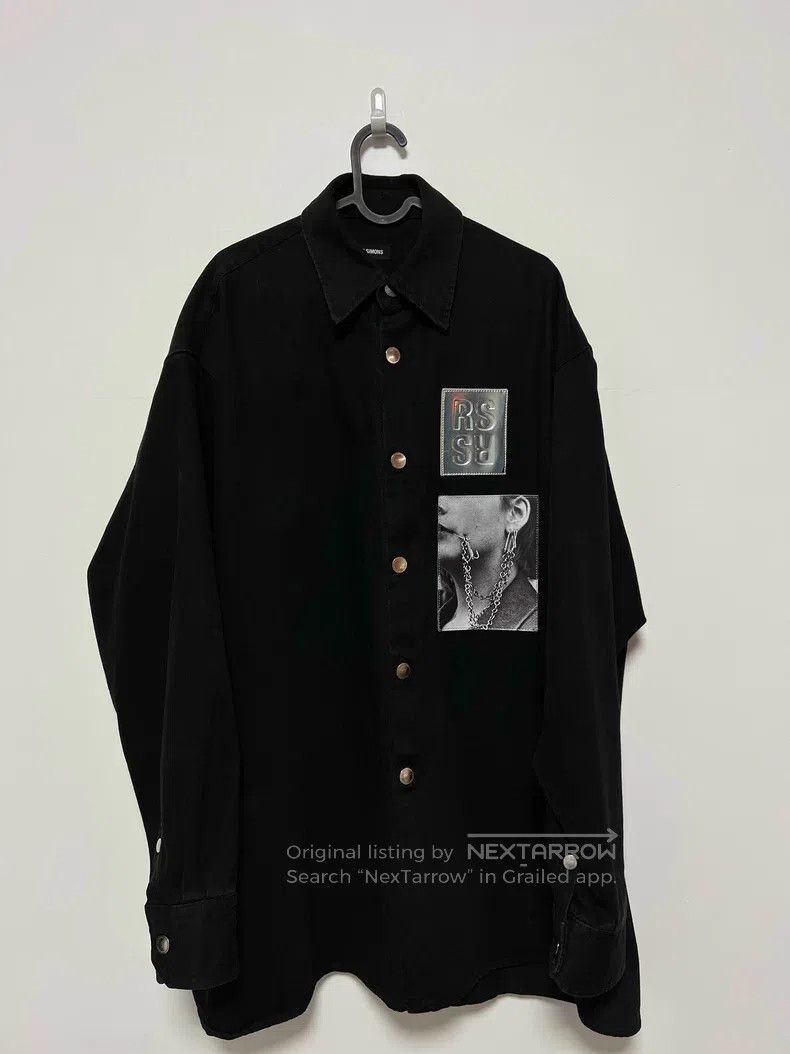 Raf Simons Raf Simons 19ss silver portrait patch denim shirt Size US S / EU 44-46 / 1 - 1 Thumbnail