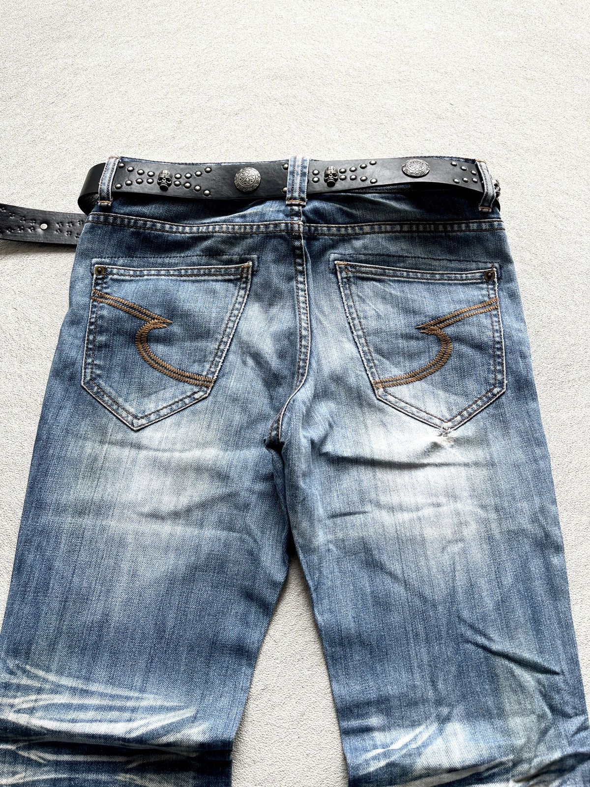 semanticdesign 2000s Semantic Design Fading Jeans Vkei If six was nine Lgb Size US 30 / EU 46 - 11 Thumbnail