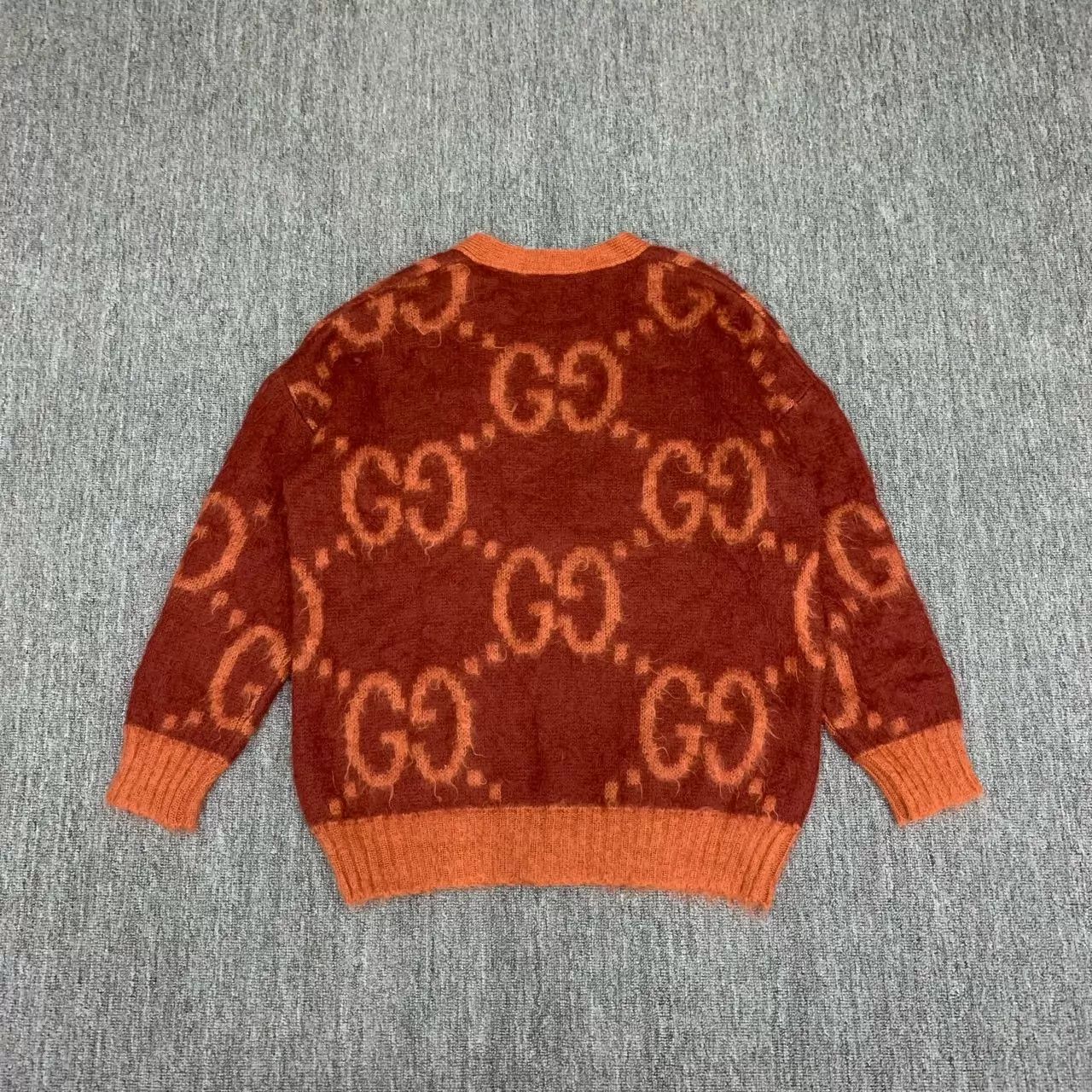 Gucci Gucci double-faced full logo mohair cardigan XS 95 new Size XS / US 0-2 / IT 36-38 - 2 Thumbnail