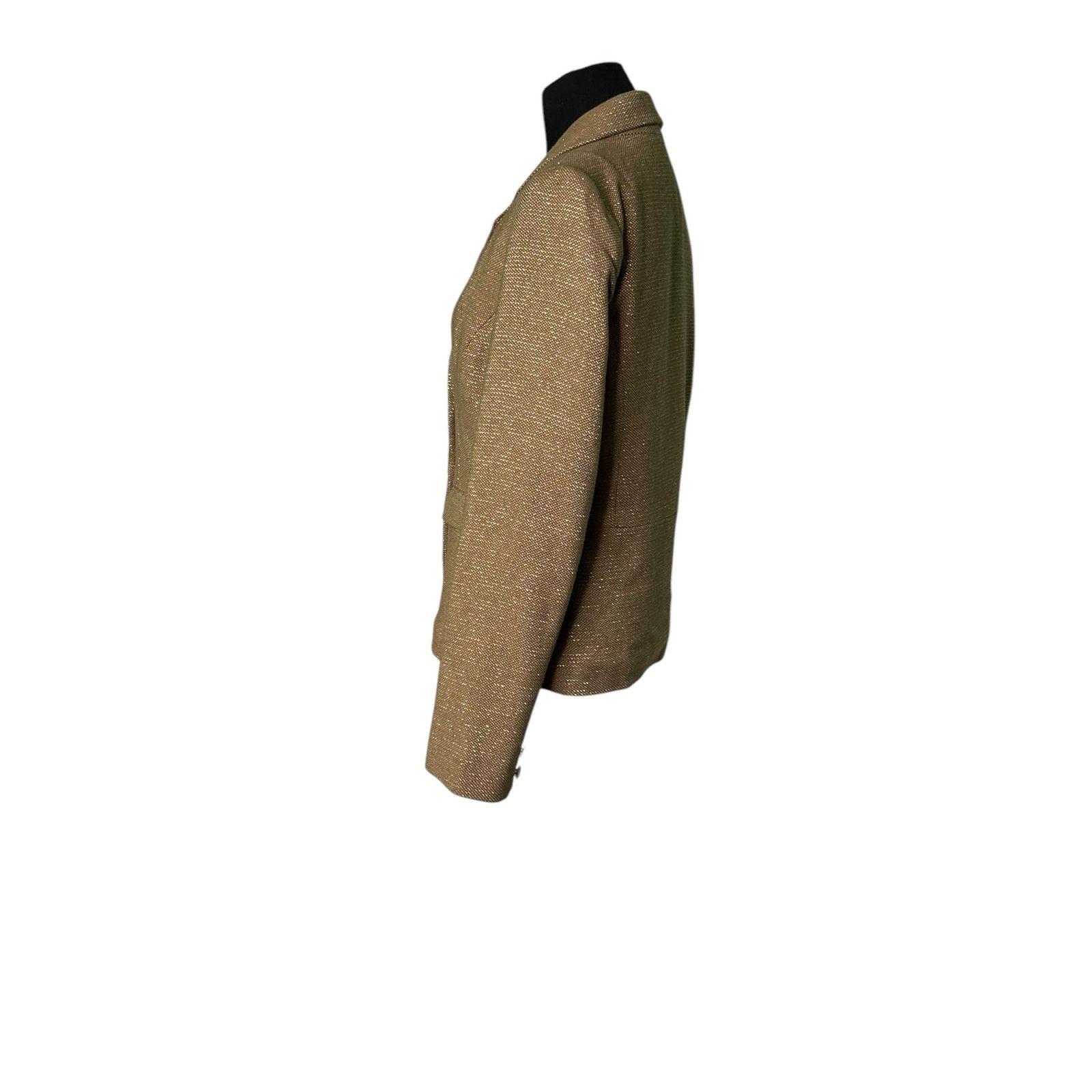 Old Navy Old Navy shimmery gold long sleeves blazer size Small Size S / US 4 / IT 40 - 11 Thumbnail