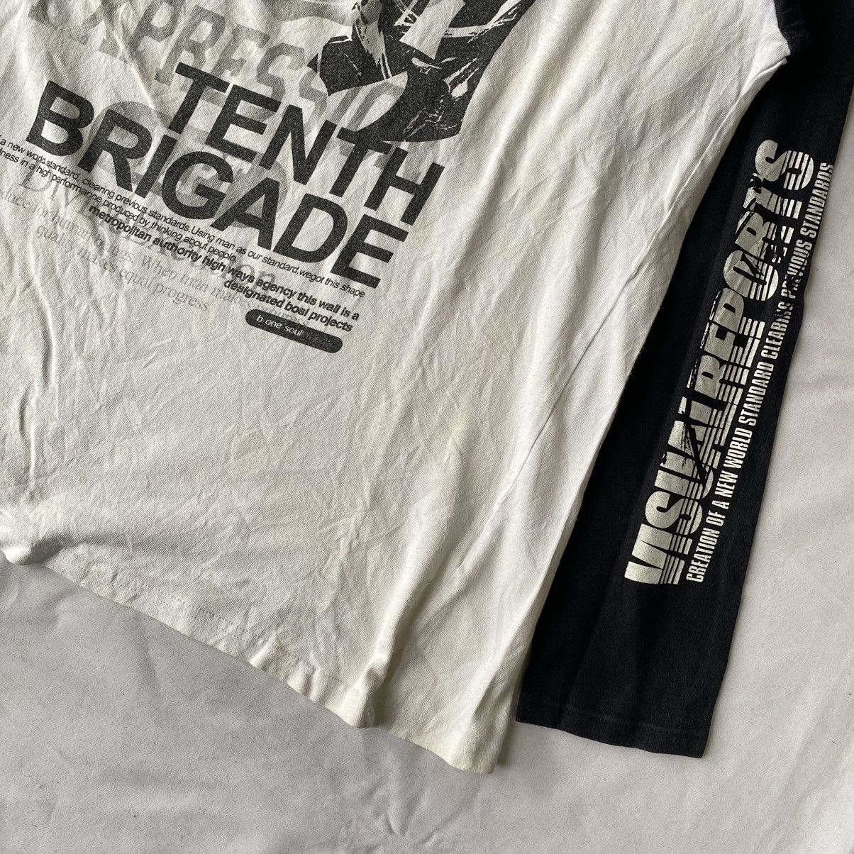 Japanese Brand × Seditionaries × Vintage Japanese Vintage Raglan by B-One Soul Long Sleeve Tees Size US XL / EU 56 / 4 - 3 Thumbnail