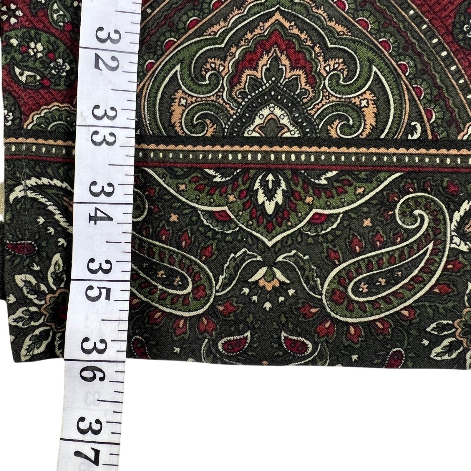 Vintage Y2K Boho Tapestry Midi Skirt 8 | VTG Witchcore Whimsigoth Size 26" / US 2 / IT 38 - 10 Thumbnail