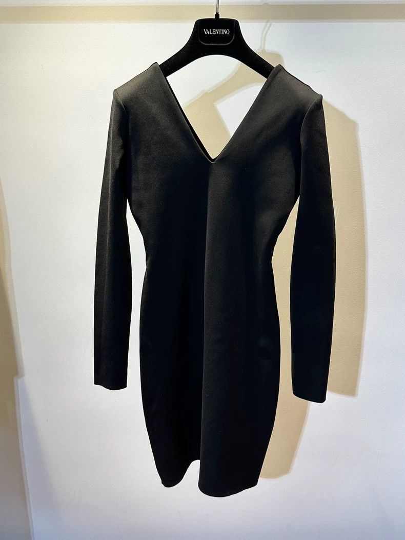 The Row The Row Black Long Sleeve Dress Size US S / EU 44-46 / 1 - 1 Thumbnail