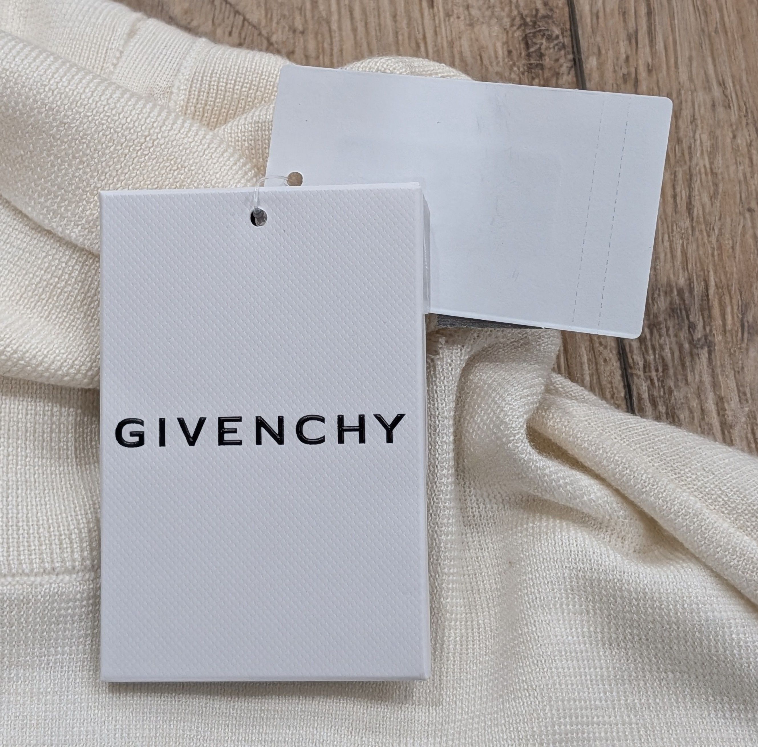 Givenchy GIVENCHY Wool/Silk/Cashmere Turtleneck Sweater Natural Large Size US L / EU 52-54 / 3 - 7 Thumbnail