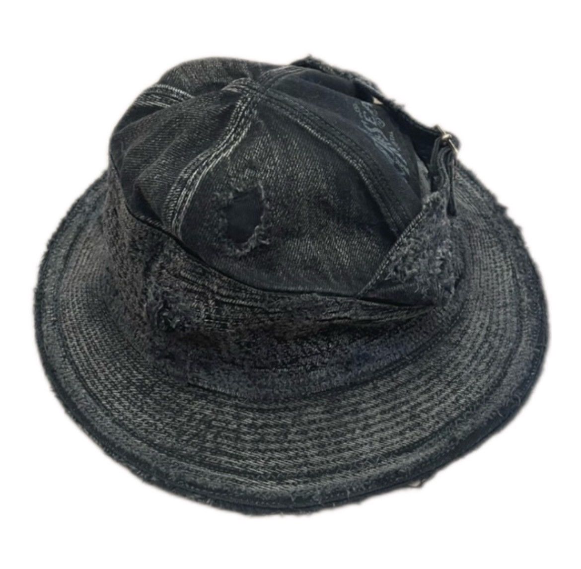 Japanese Brand × Kapital × Kapital Kountry 11_5oz Black×Black Denim The Old Man and the Sea HAT Size ONE SIZE - 2 Thumbnail