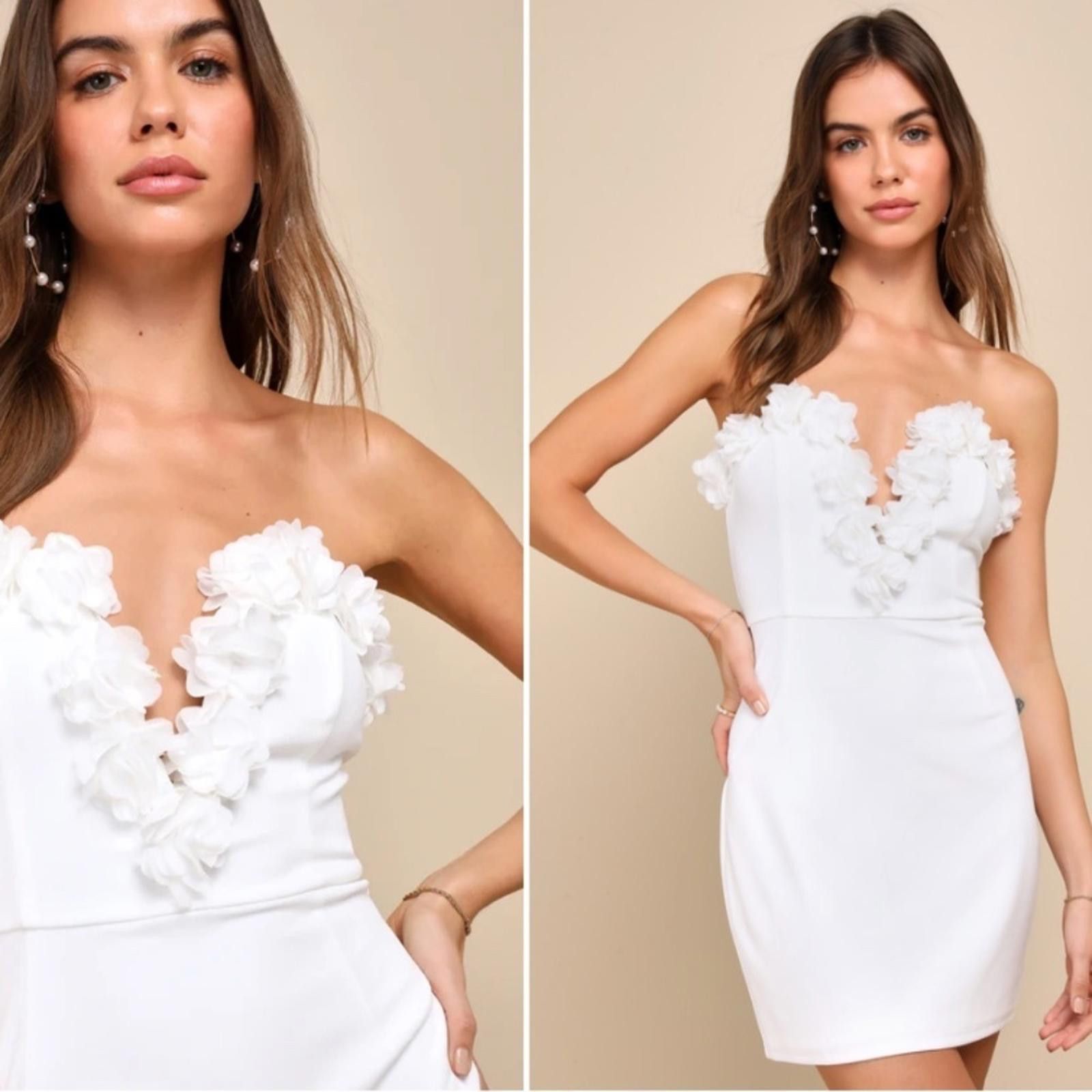 Lulus LULUS Elegant Bridal Bachelorette Engagement Sexy Mini Size XS / US 0-2 / IT 36-38 - 1 Thumbnail