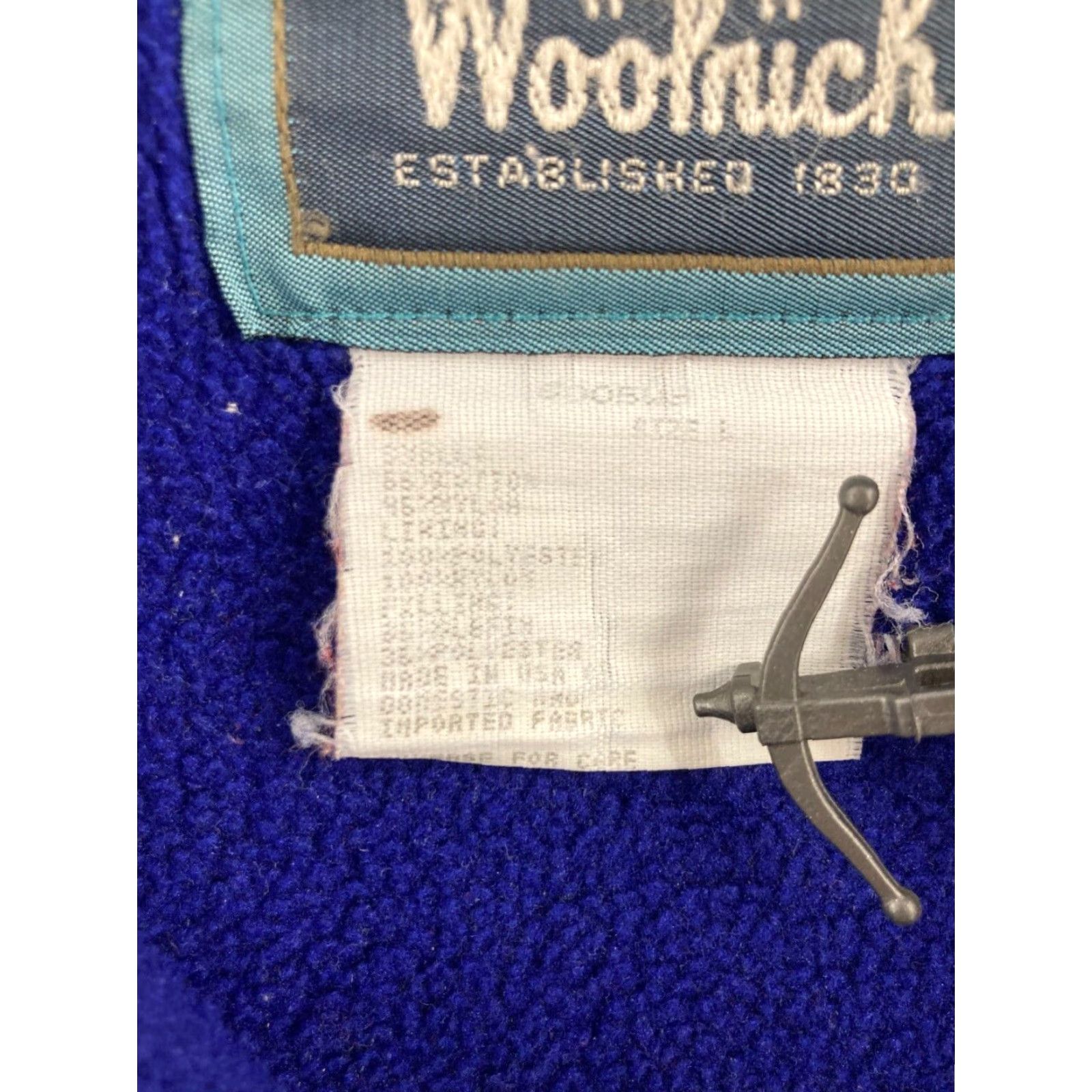 Vintage VINTAGE Woolrich Coat Mens LARGE Blue Size US L / EU 52-54 / 3 - 3 Thumbnail