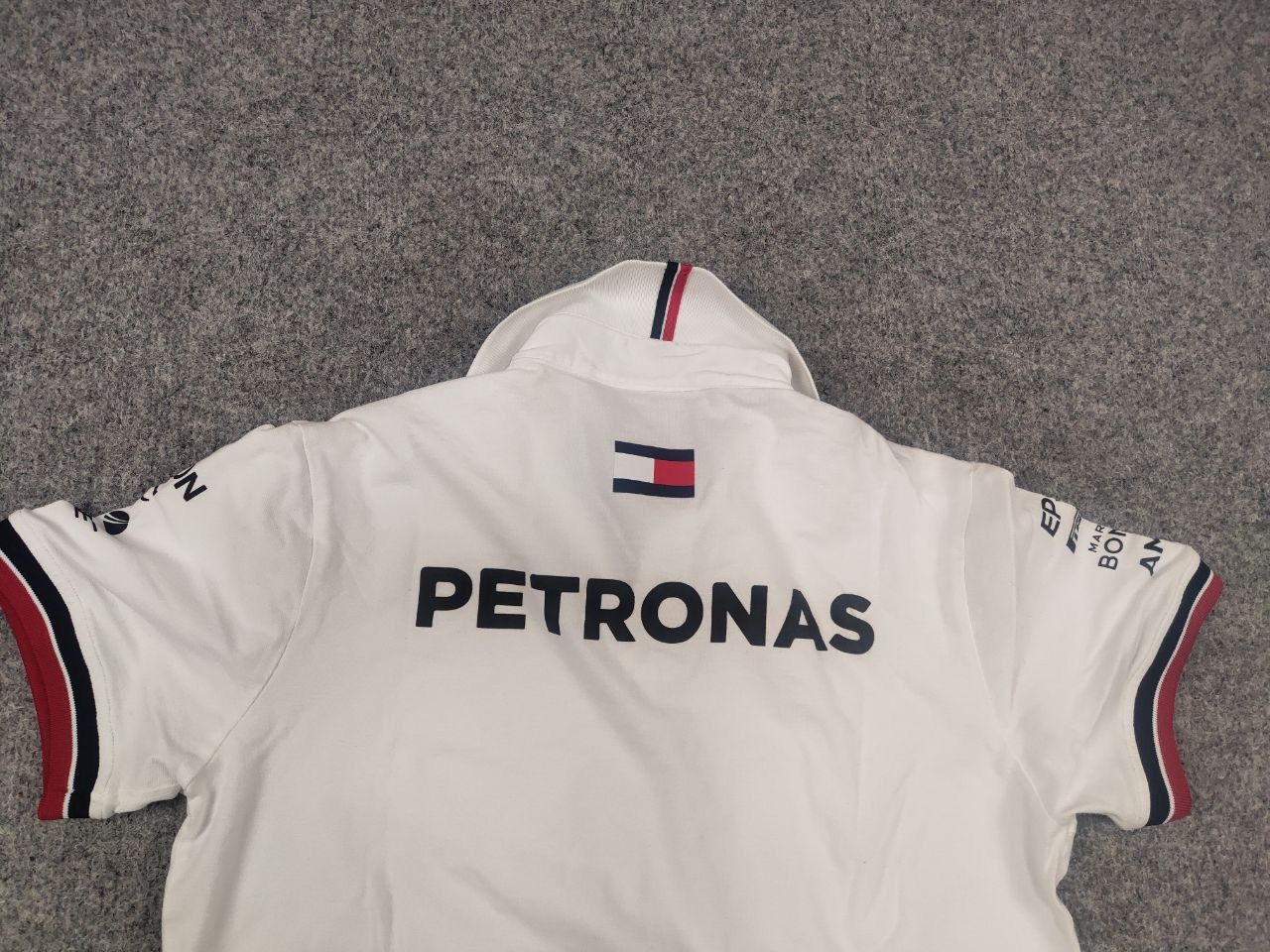 Mercedes-Benz Tommy Mercedes AMG Petronas F1 Team Racing Logo Polo Shirt Size US M / EU 48-50 / 2 - 10 Thumbnail