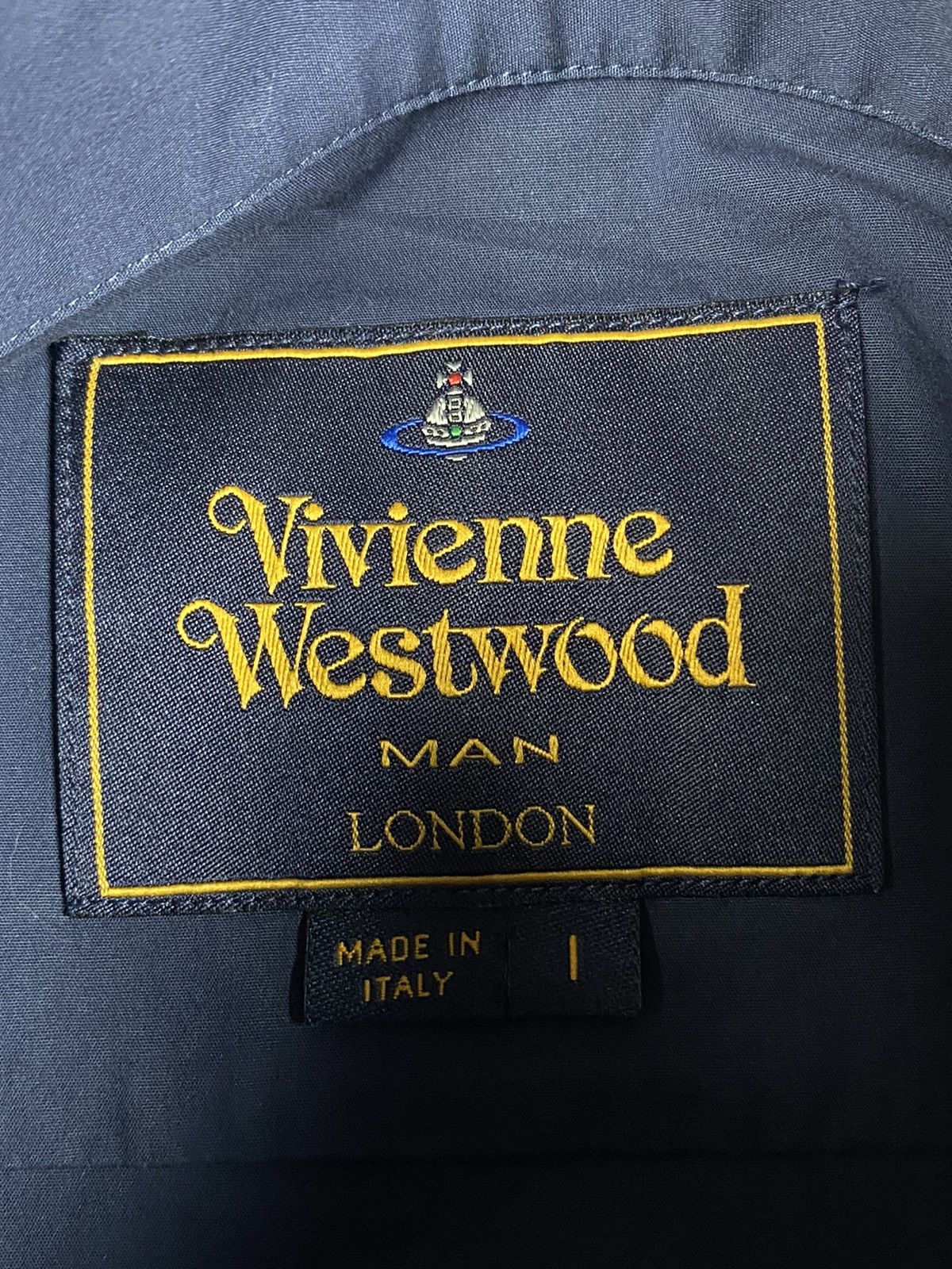 Designer × Vintage × Vivienne Westwood Vintage Vivienne Westwood Luxury Logo Embroidered Button Up Size US M / EU 48-50 / 2 - 12 Thumbnail