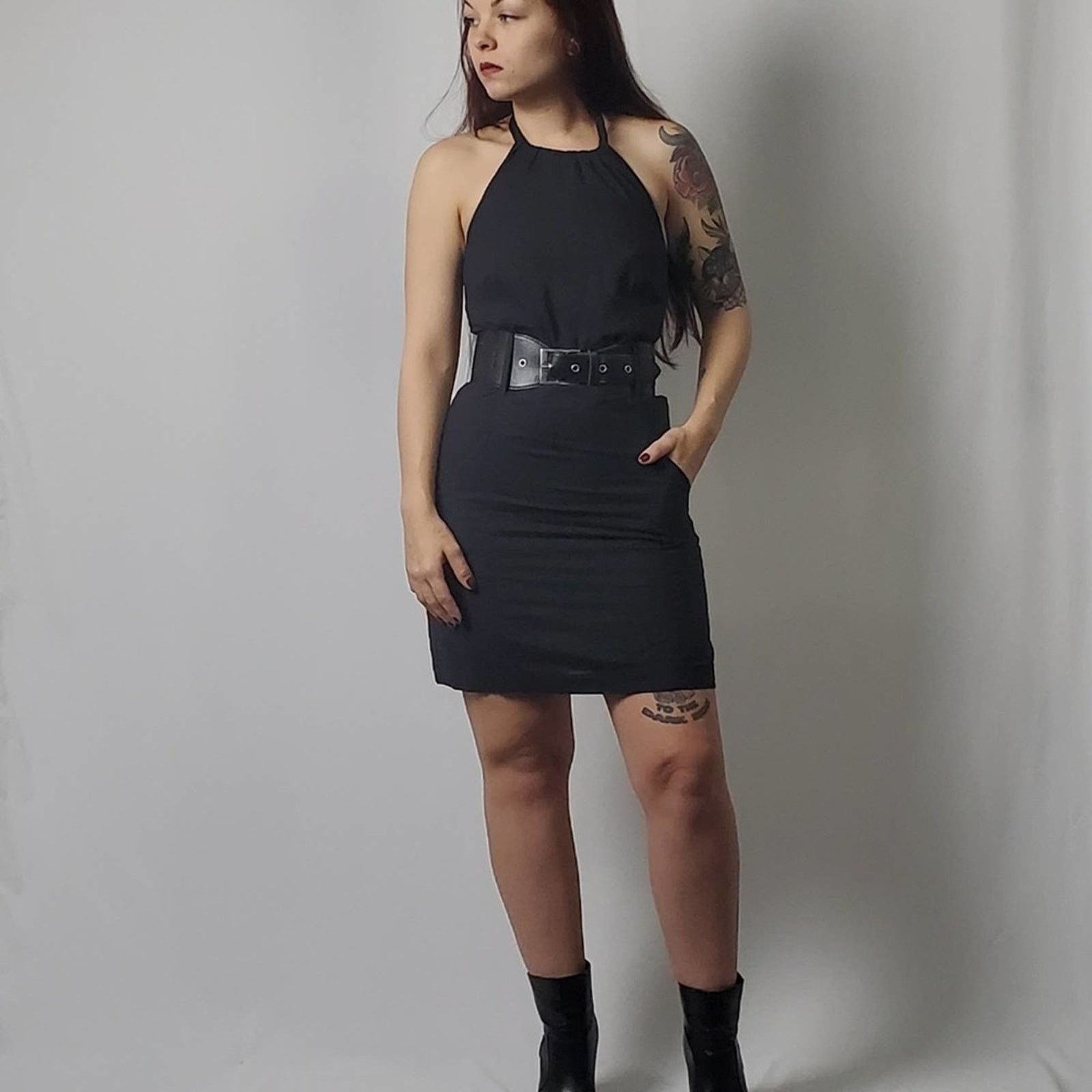 Guess Guess casual black halter mini dress Size S / US 4 / IT 40 - 7 Thumbnail