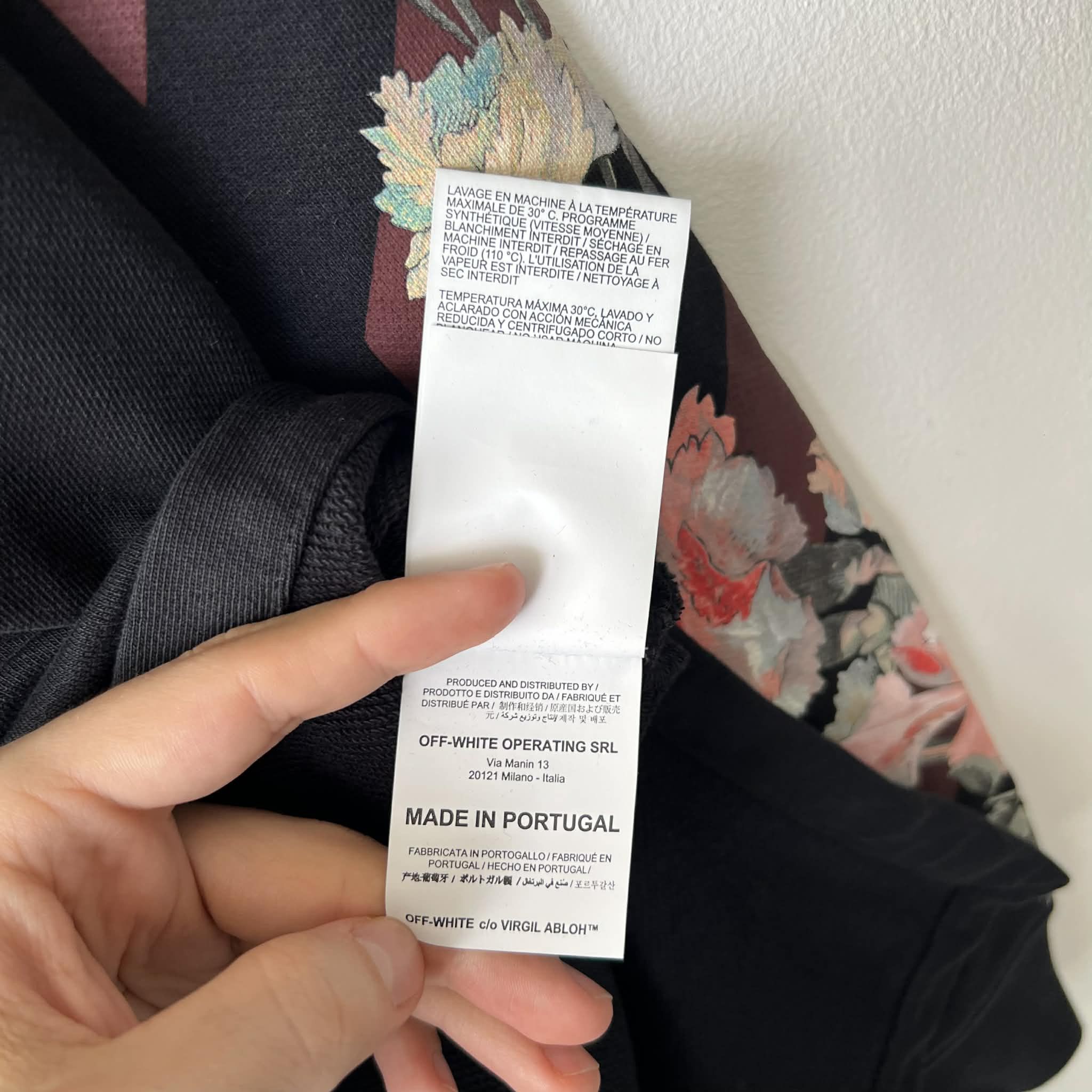Off-White Off White Floral Crewneck Sweatshirt Mini Dress Size XS / US 0-2 / IT 36-38 - 10 Thumbnail
