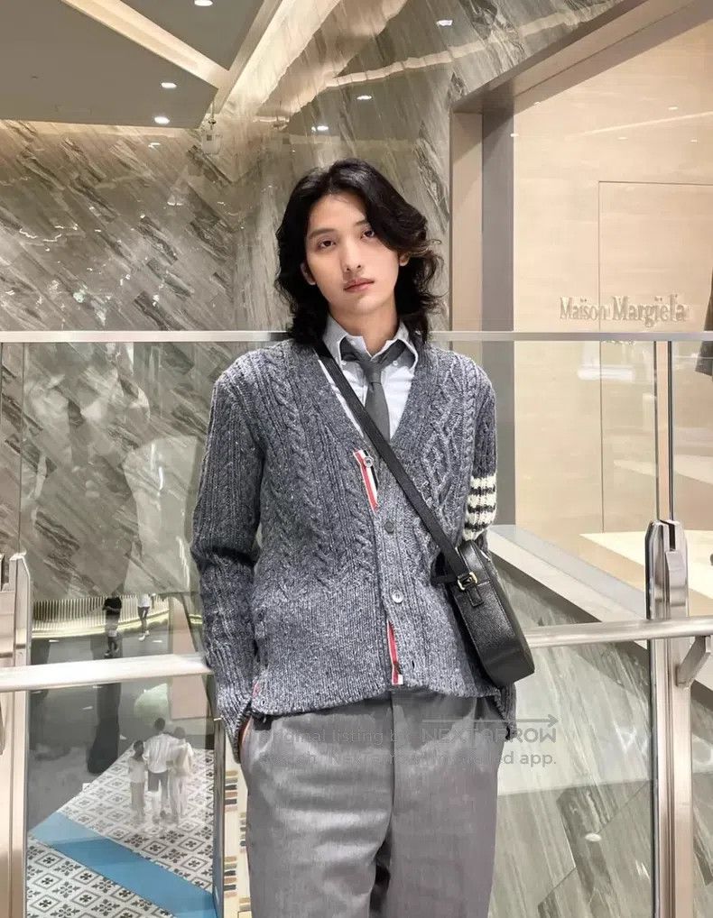 Thom Browne Thom Browne Cardigan Size US L / EU 52-54 / 3 - 6 Thumbnail