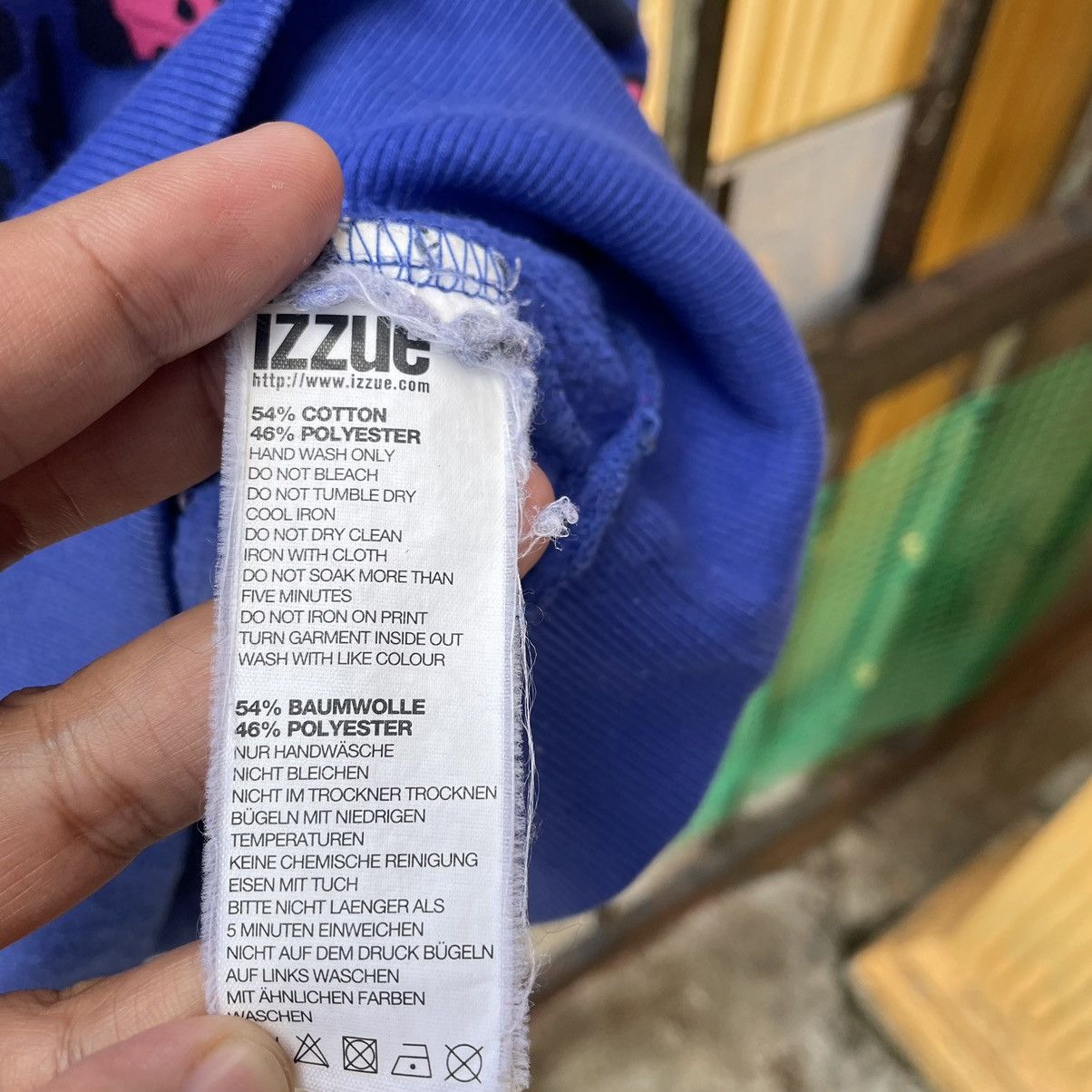 Designer × Japanese Brand × izzue 🔥🔥🇯🇵Vintage IZZUE Colourful Hippies Hypes Design Sweatshirts Size US S / EU 44-46 / 1 - 7 Thumbnail