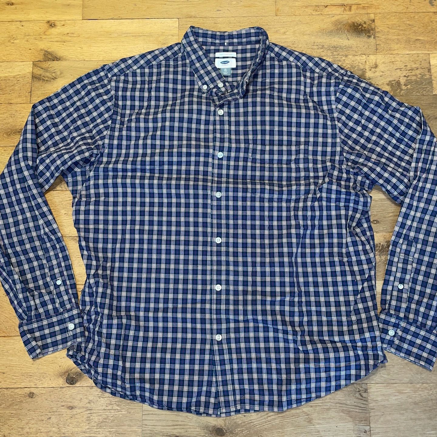 Old Navy × Vintage Old Navy Men's Trendy Cotton Slim Fit Shirt Size XL Size US XL / EU 56 / 4 - 4 Thumbnail