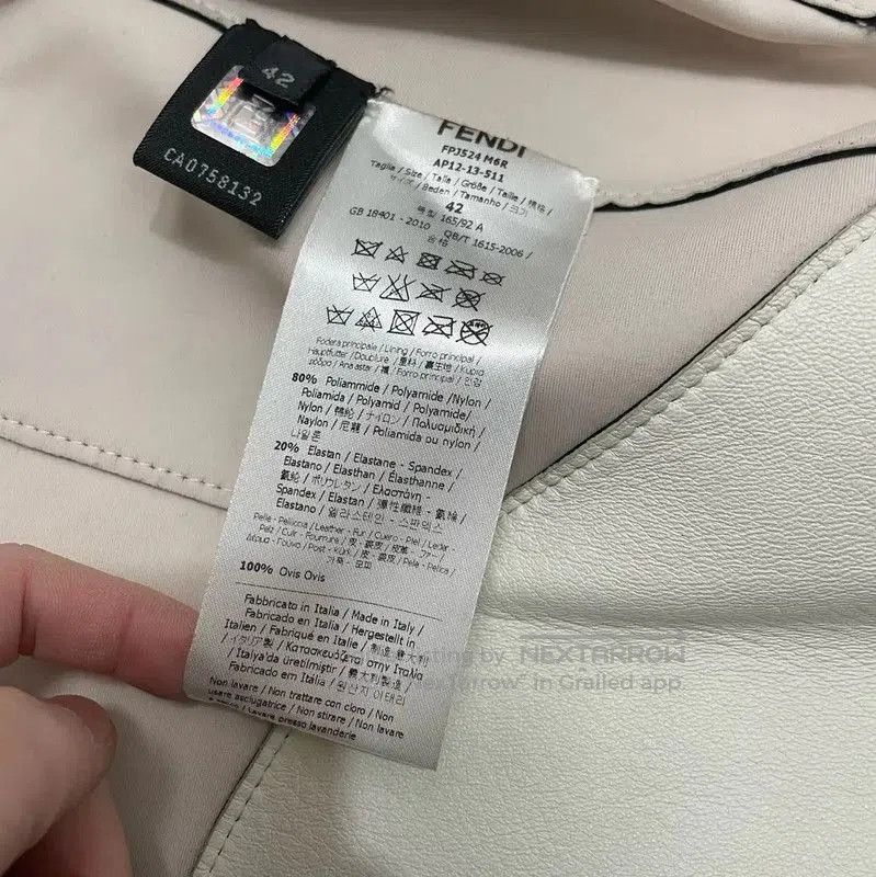 Fendi Fendi Color-Block Leather Women's Jacket . Size M / US 6-8 / IT 42-44 - 4 Thumbnail