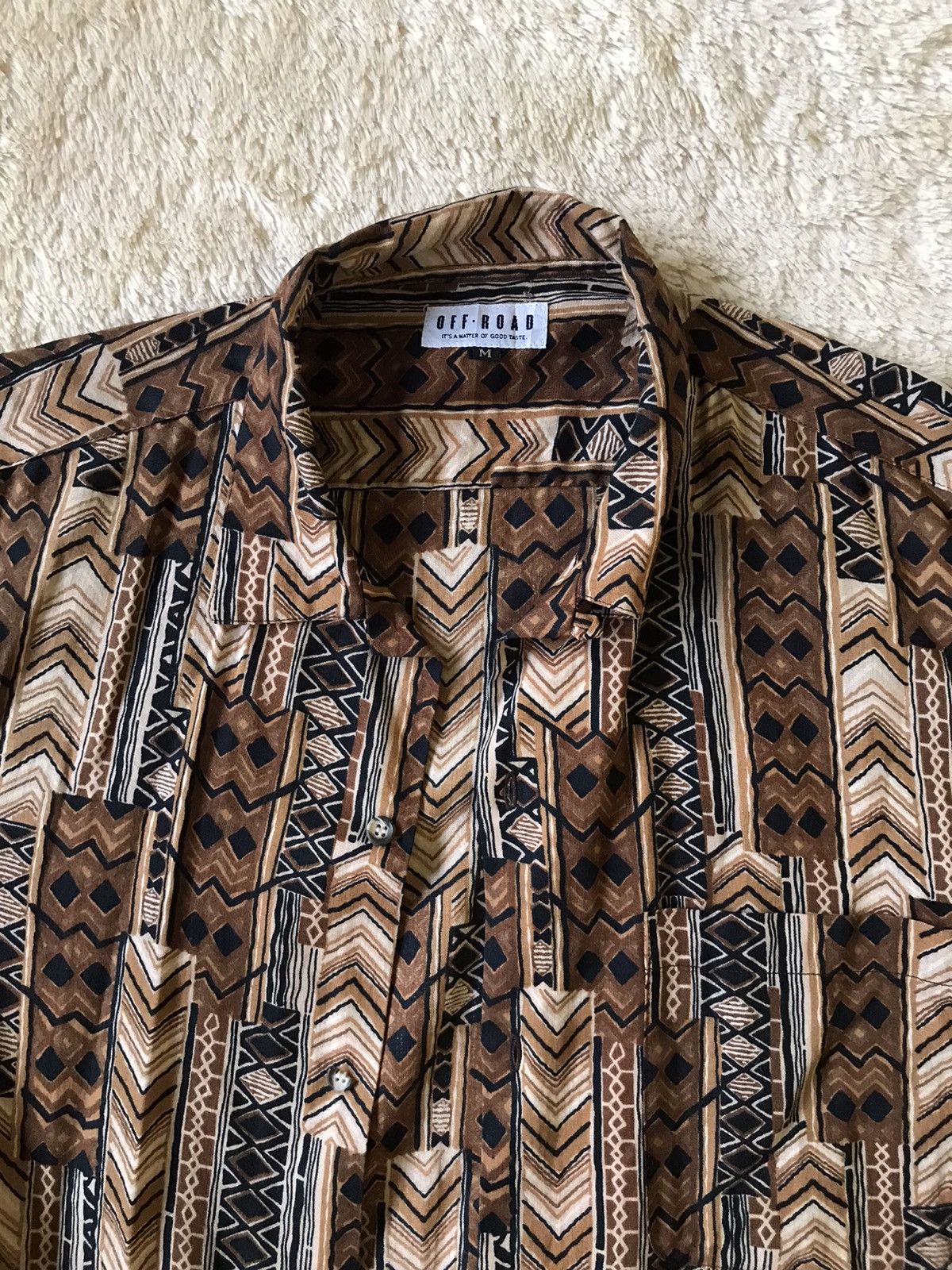 Japanese Brand Off Road Shirt Short Slevee Buttondown Size US L / EU 52-54 / 3 - 4 Thumbnail