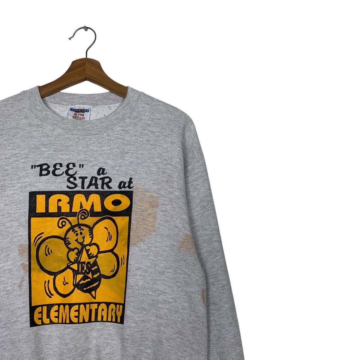 Jerzees Vintage IRMO Elementary Sweatshirt Size US M / EU 48-50 / 2 - 5 Thumbnail