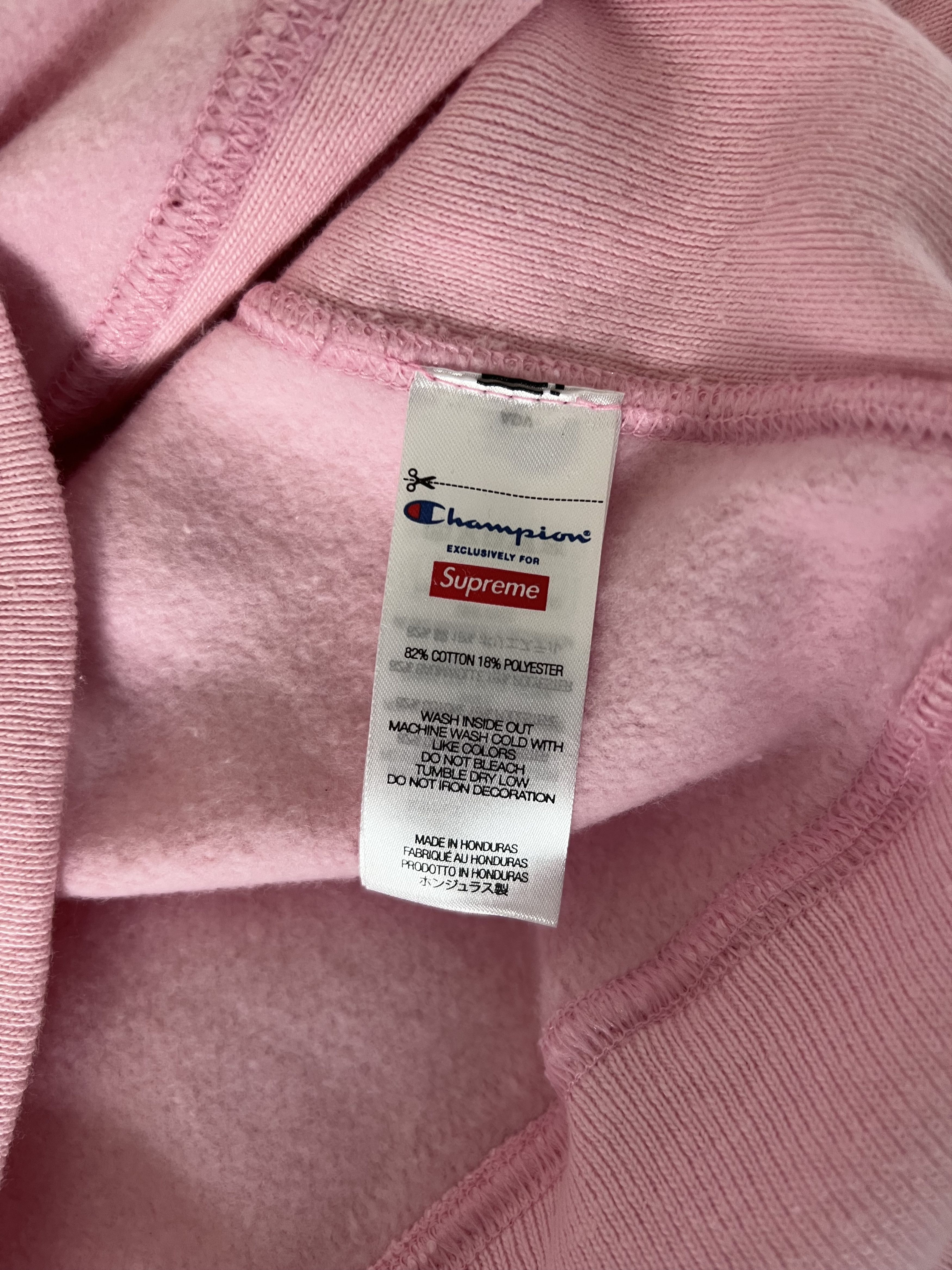 Champion × Supreme Supreme Champion Arc Logo Hoodie in Pink Size US M / EU 48-50 / 2 - 7 Thumbnail