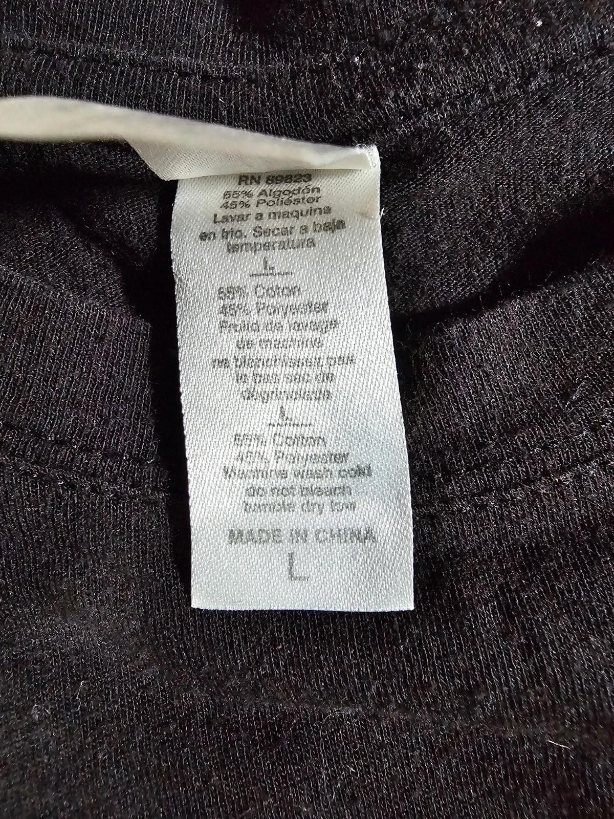 Other Pima Tee One Love Black Tshirt Behind The Chair Hair Stylist Size L / US 10 / IT 46 - 4 Thumbnail