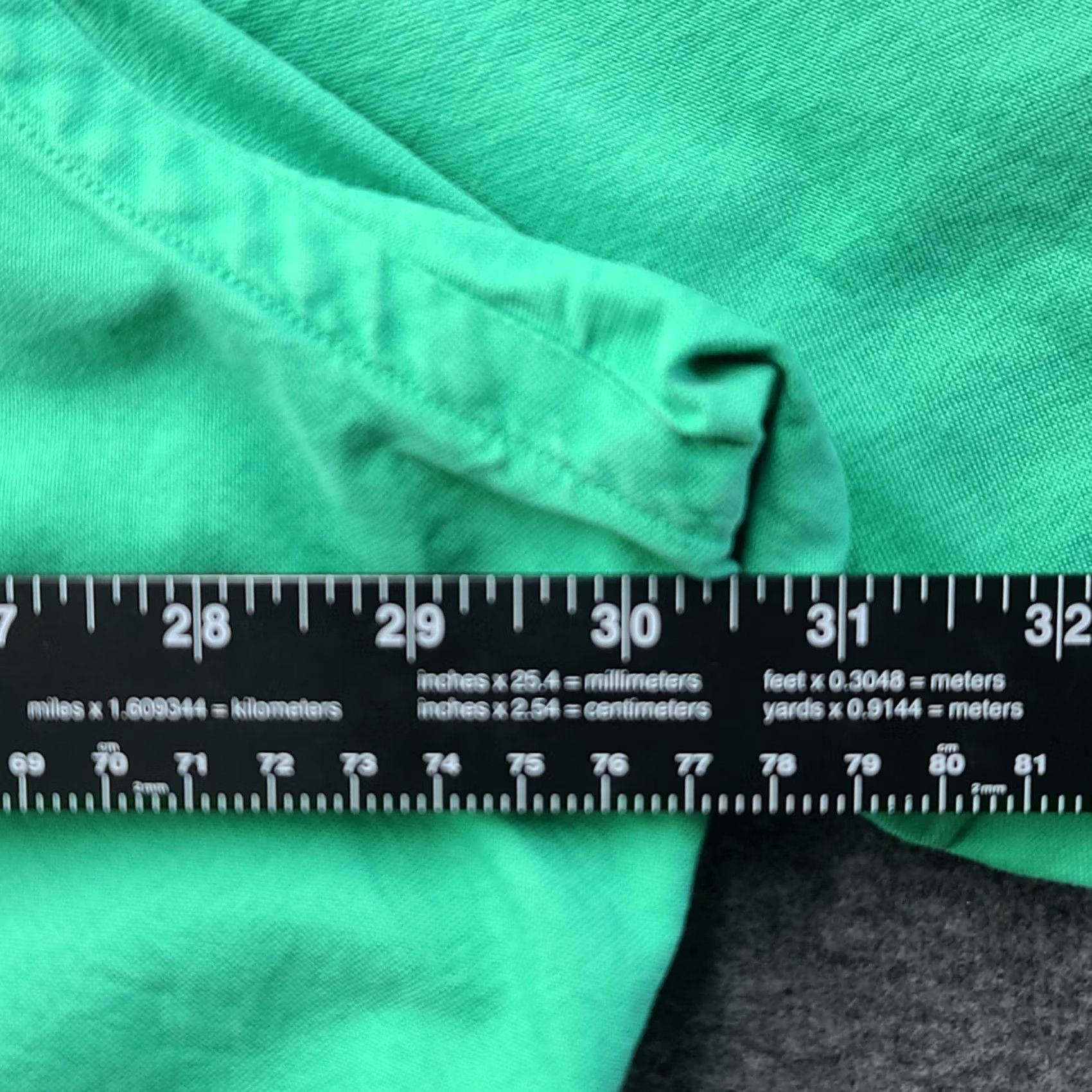 Polo Ralph Lauren Polo Ralph Lauren Shirt Big 3X Bk Green Oxford Button-Down Long Sleeve Cotton Mens Size US XXL / EU 58 / 5 - 7 Thumbnail