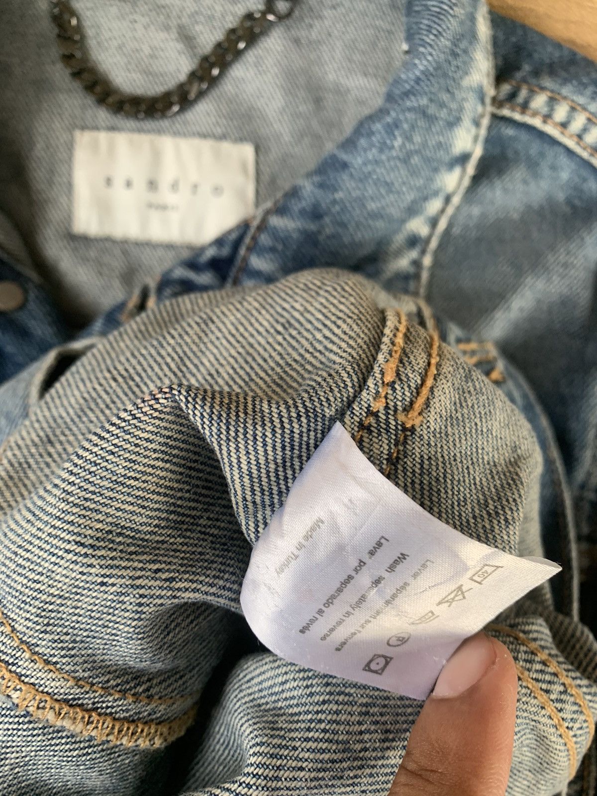 Sandro Sandro trucker denim Size S / US 4 / IT 40 - 7 Thumbnail
