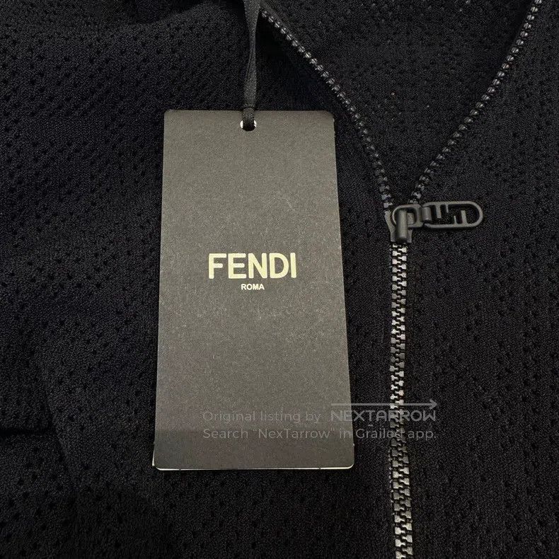 Fendi Fendi Polo Collar Medium-length Hollow-out Short-sleeved D Size XS / US 0-2 / IT 36-38 - 8 Thumbnail