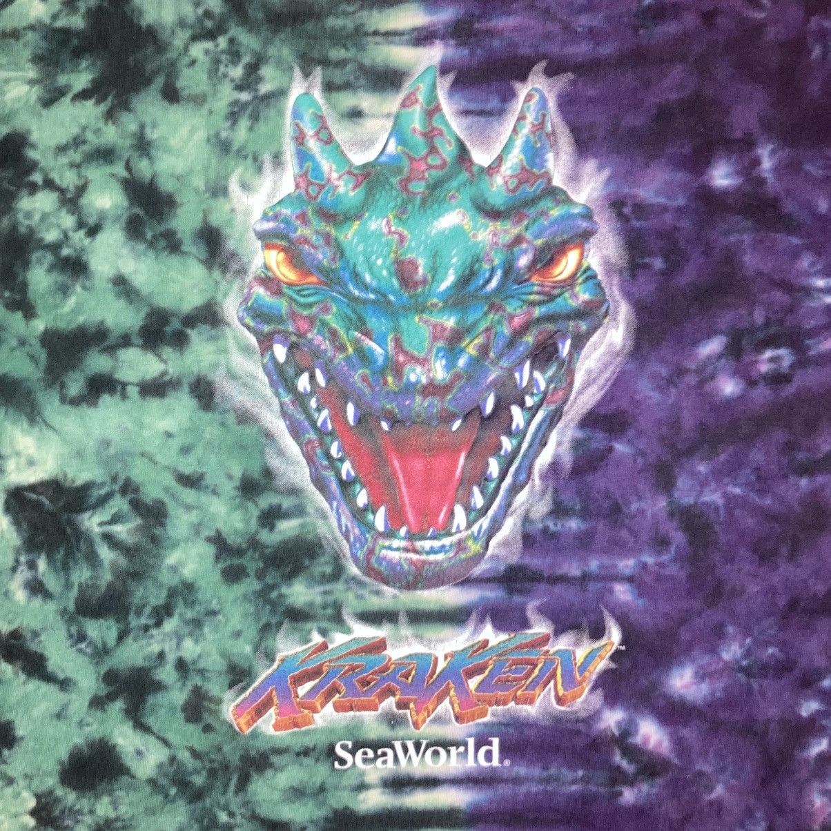 Other Vintage 90s Seaworld Kraken Rollercoaster tee Size US XL / EU 56 / 4 - 2 Thumbnail