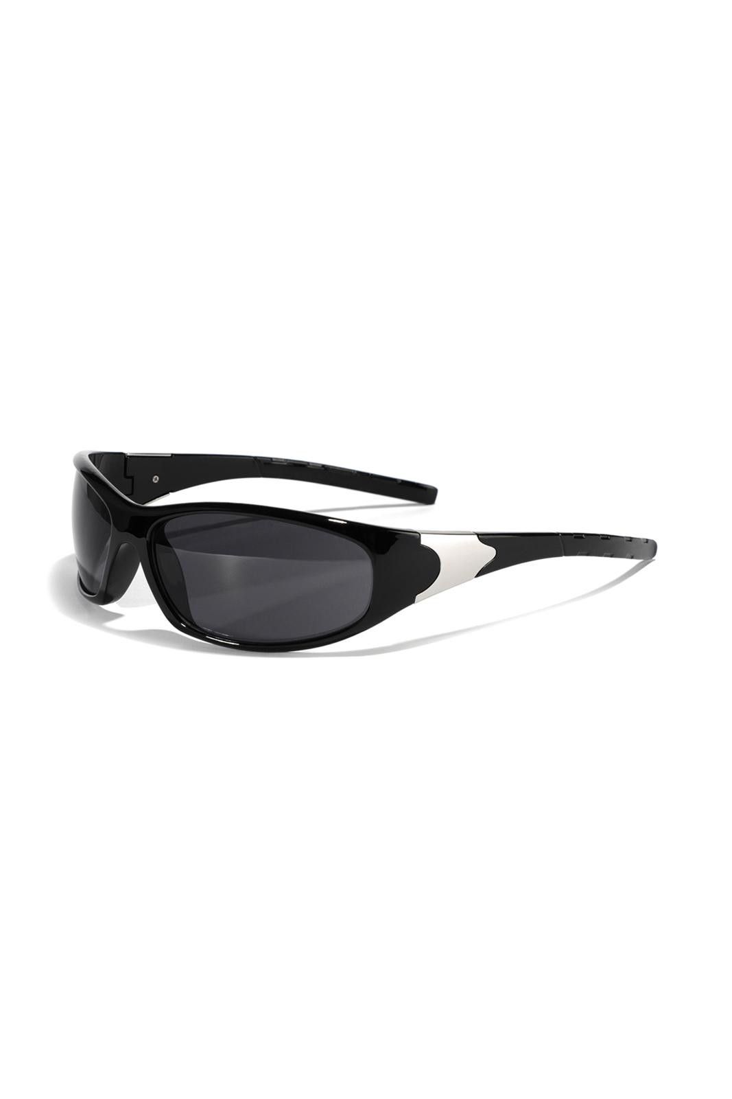 Japanese Brand Vintage Y2k Avant Garde Futuristic Black Sunglasses Unisex Size ONE SIZE - 4 Thumbnail