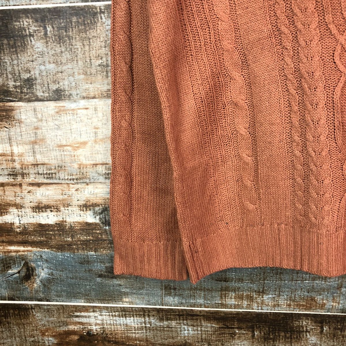 Homespun Knitwear × Japanese Brand Japan vintage Pink cable Knitwear #A1746 Size M / US 6-8 / IT 42-44 - 7 Thumbnail
