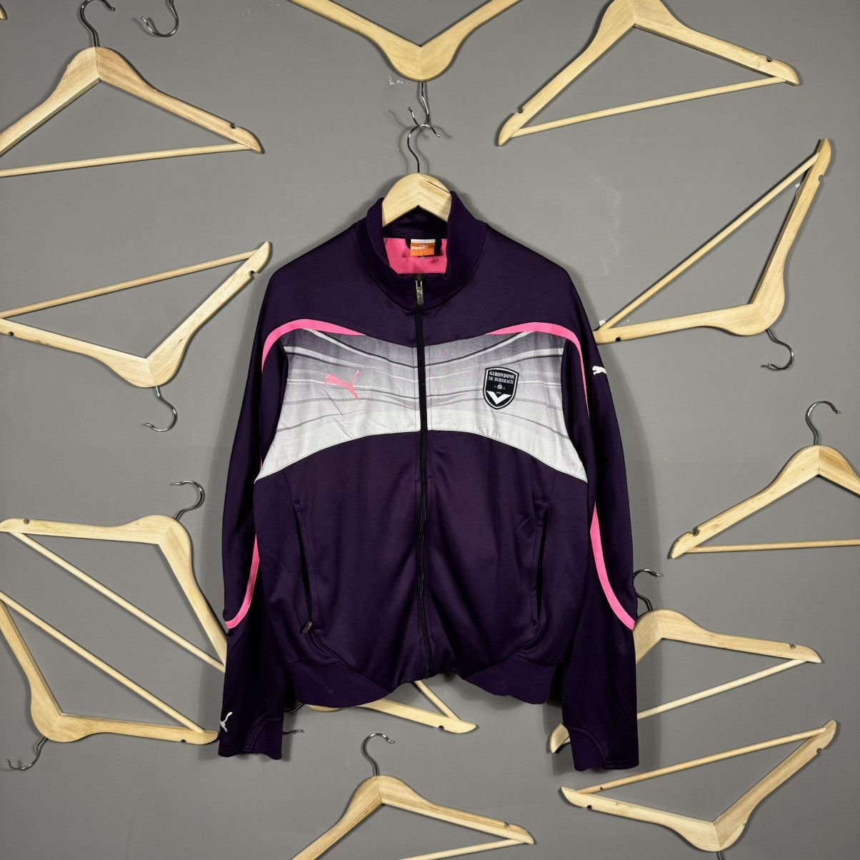 Puma Puma Girondins de Bordeaux Soccer Track Jacket Size US XL / EU 56 / 4 - 1 Thumbnail