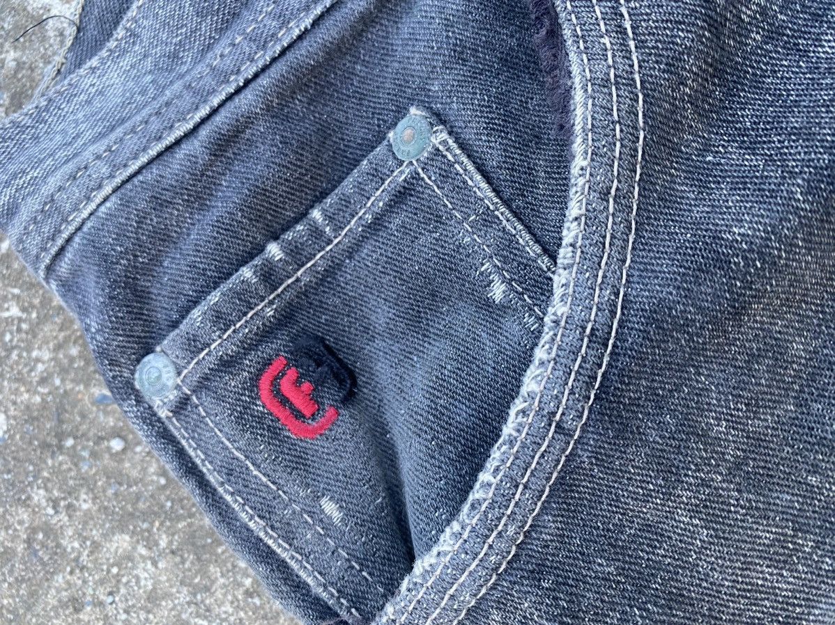 JNCO × Vintage Freaky Soul Manager Massive808 Y2K Baggy Thrashed Jeans Size US 32 / EU 48 - 9 Thumbnail