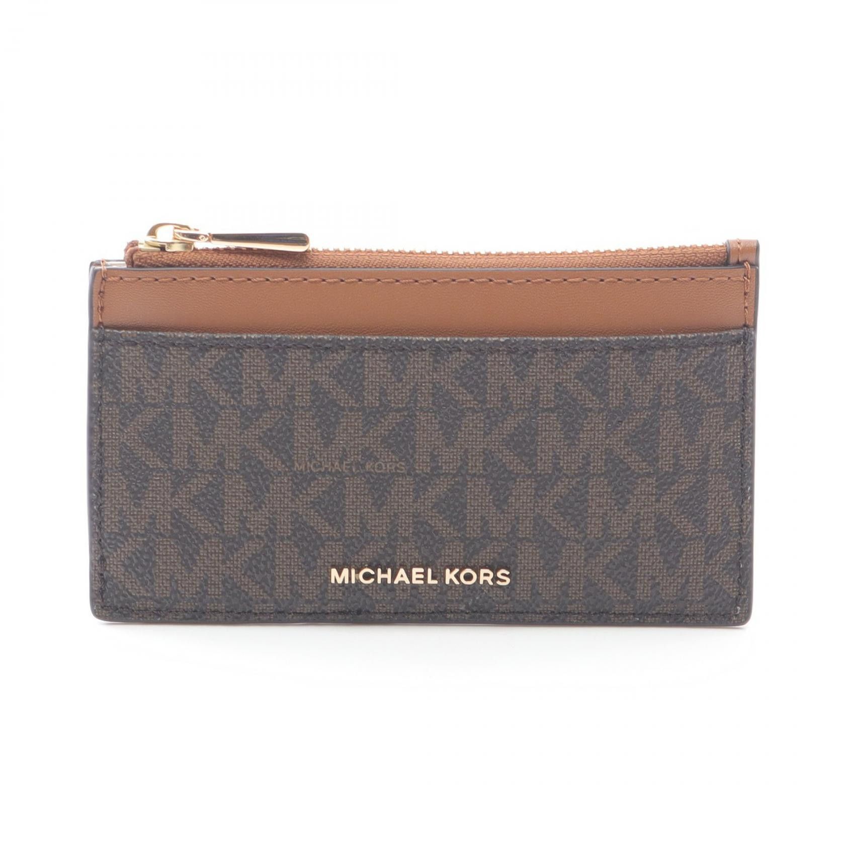 Michael Kors Michael Kors Michael Kors JET SET Leather PVC Coin Case Leather Coin Case 32F5GJ6D8B252 DUTY FREE for USA Size ONE SIZE - 1 Thumbnail
