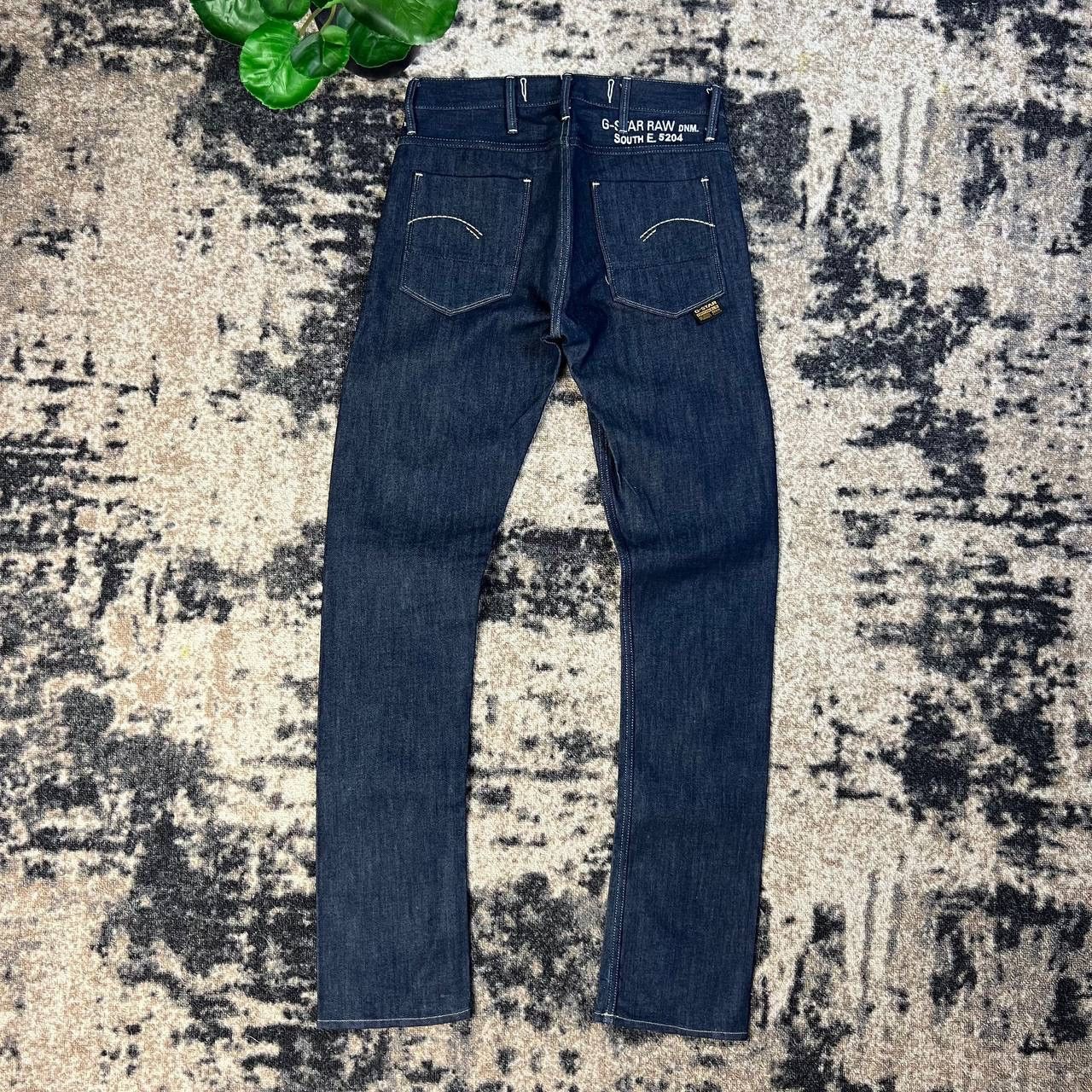 G-Star G-Star Raw Japanese Y2K Slim Fit Deep Blue Denim Jeans Size US 30 / EU 46 - 1 Thumbnail