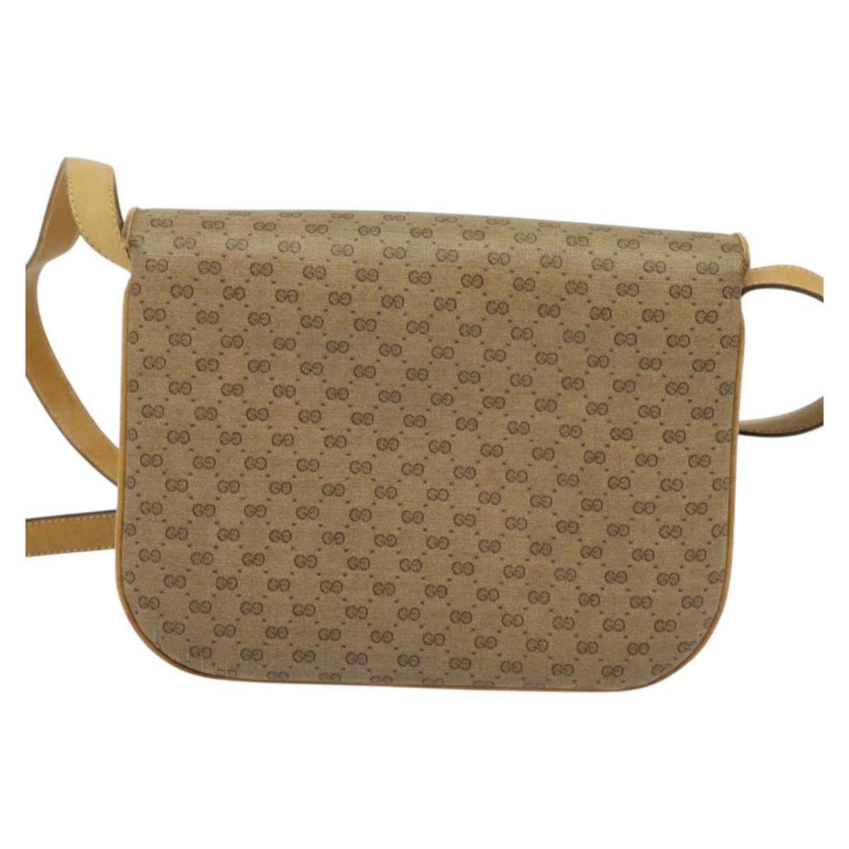 Gucci GUCCI Micro GG Supreme Shoulder Bag Pvc Leather Beige 001 Size ONE SIZE - 3 Thumbnail