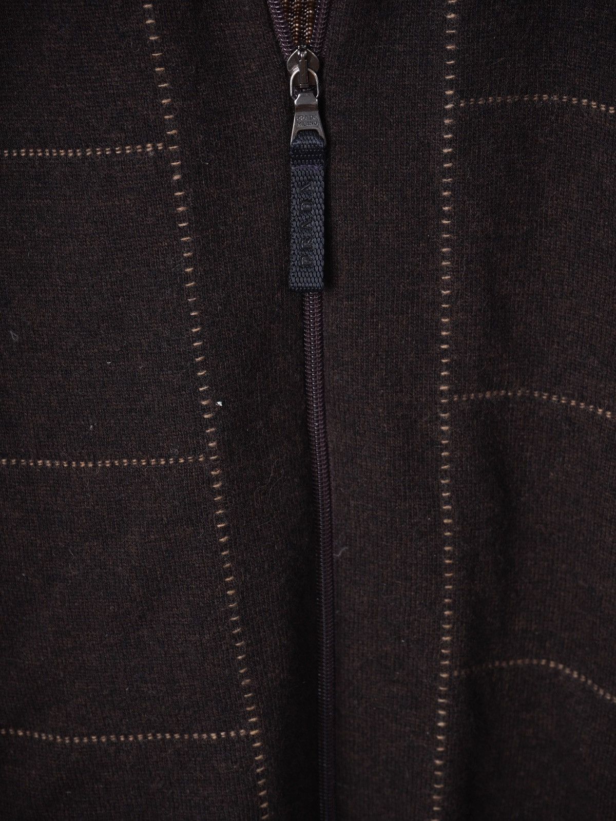 Prada Prada Early 2000’s Wool Full Zip Sweater sz 50 Size US M / EU 48-50 / 2 - 2 Thumbnail