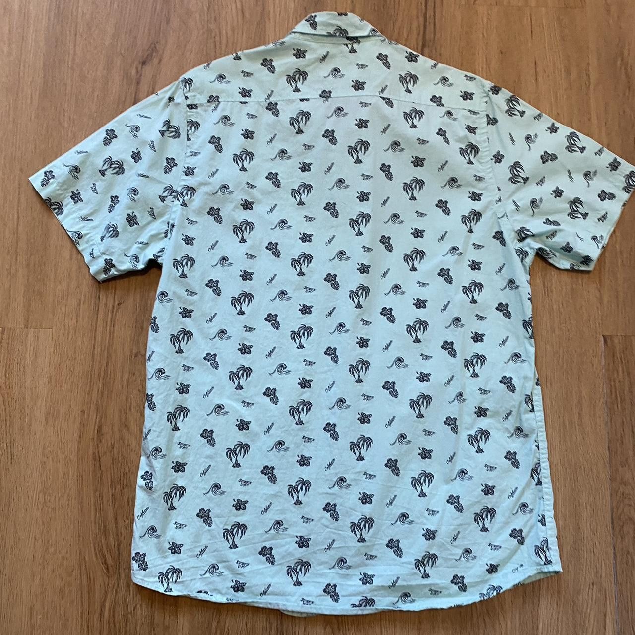 Other Light blue and black Tropical Palm Hawaiian shirt Size US L / EU 52-54 / 3 - 2 Thumbnail