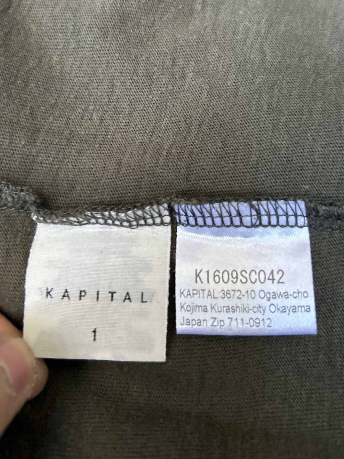 Kapital KAPITAL 2016AW Harley-Davidson Parody Faded Pocket T-Shirt Size US S / EU 44-46 / 1 - 7 Thumbnail