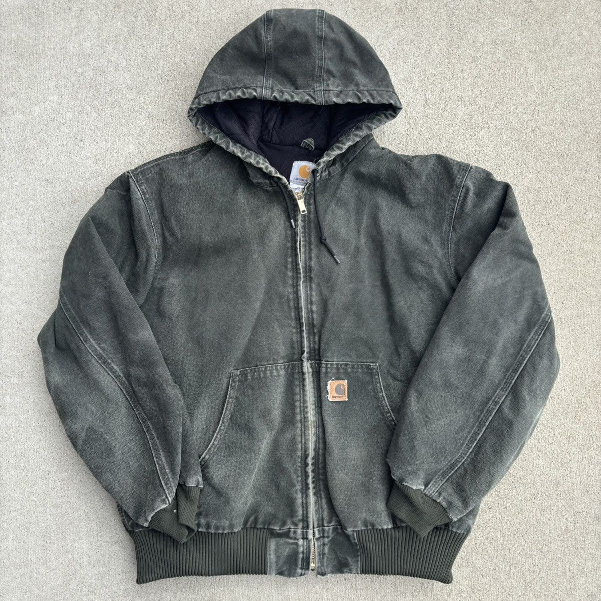 Carhartt × Streetwear × Vintage 09's Green Moss Active Carhartt