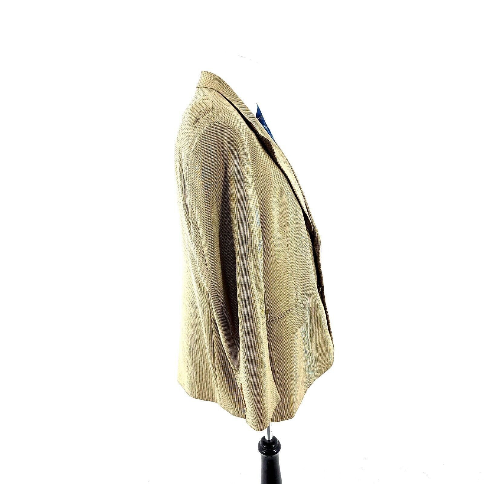 Brooks Brothers Brooks Brothers 346 Silk Wool 2 Button Sport Coat 42S Brown Size 42S - 7 Thumbnail