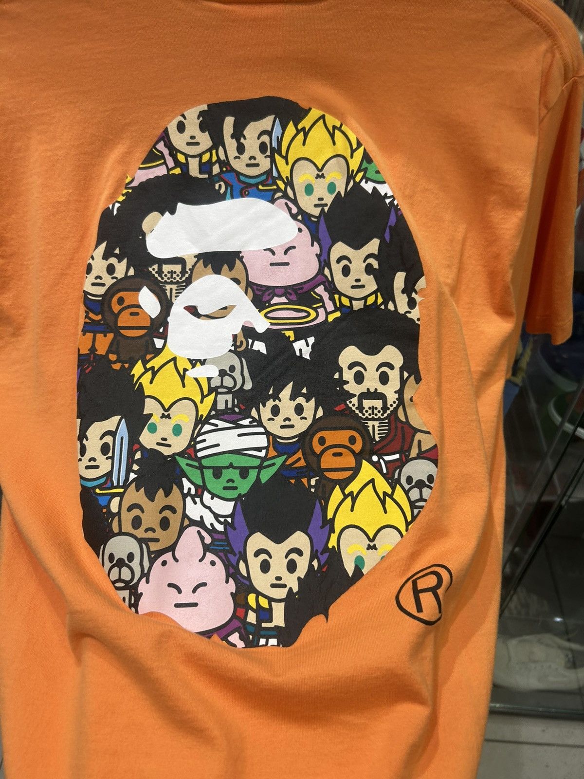Bape Bape dragon ball Z ape head tee Size US L / EU 52-54 / 3 - 4 Thumbnail