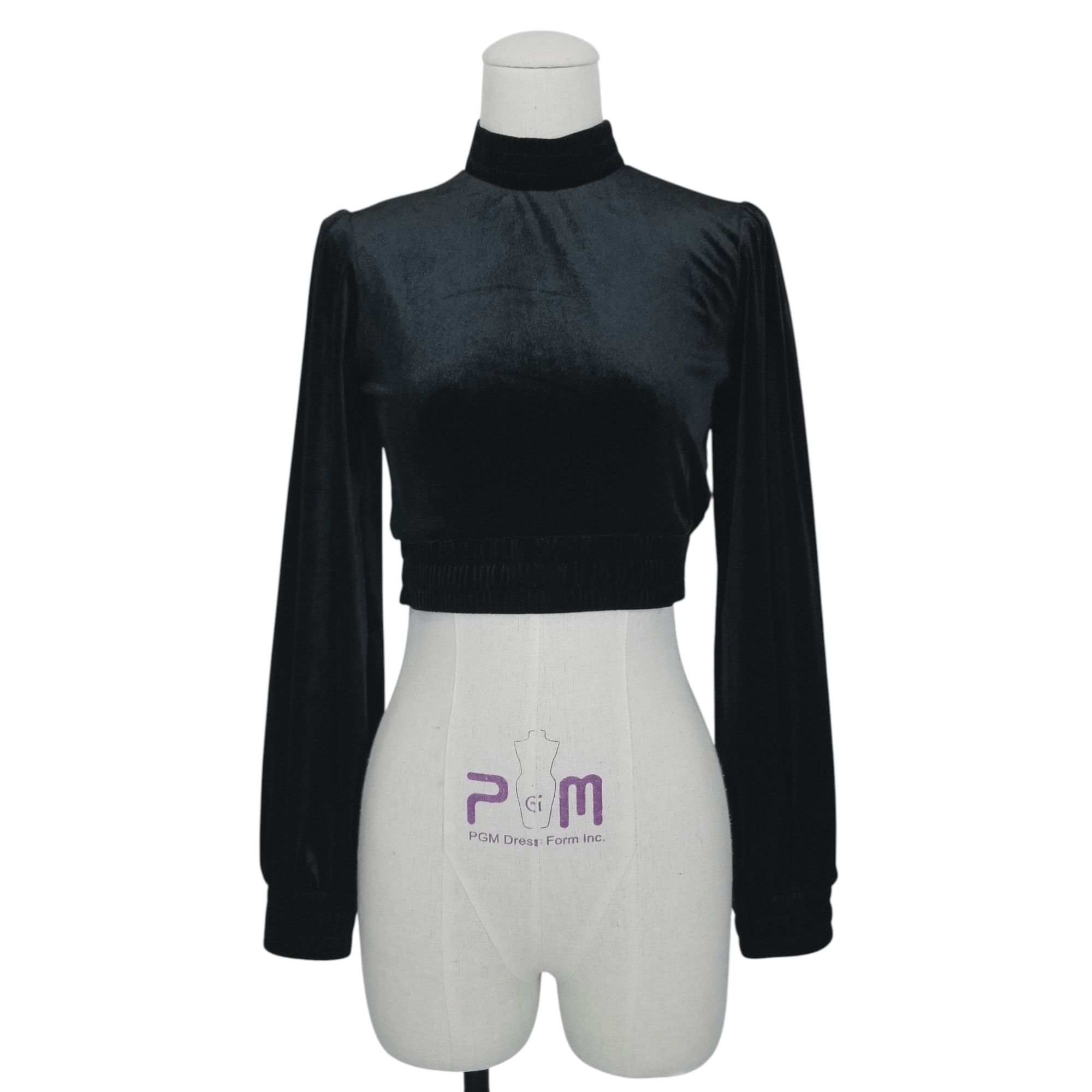 Fashion Nova x Cardi B Get Up 10 Velvet Crop Top Size S / US 4 / IT 40 - 1 Thumbnail