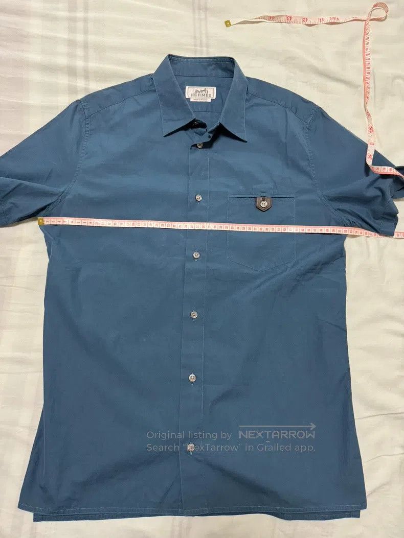 Hermes Hermes Short-sleeve shirt. Size US XXS / EU 40 - 4 Thumbnail