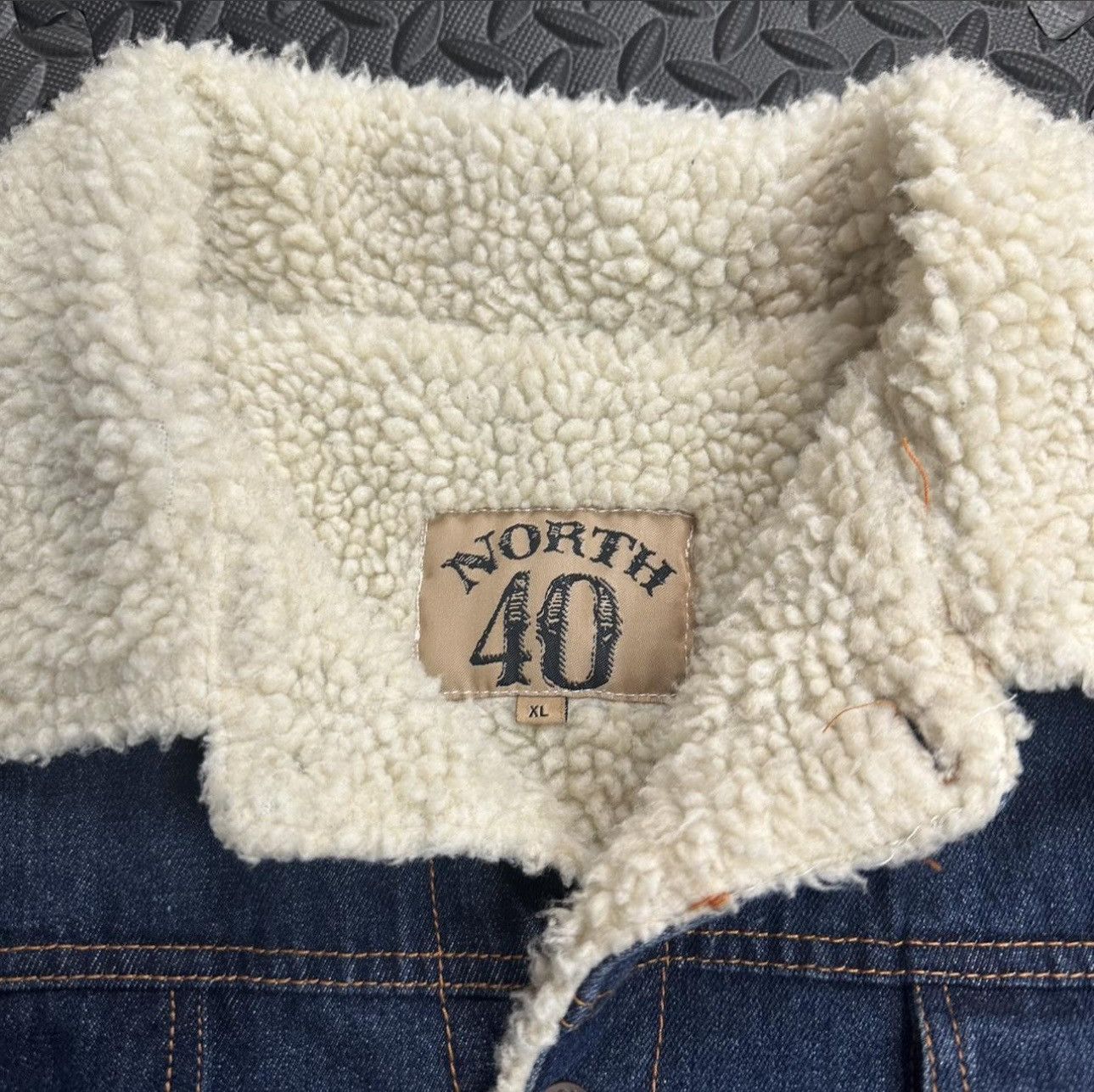 Vintage Vintage denim jacket sherpa lined Size US XL / EU 56 / 4 - 3 Thumbnail