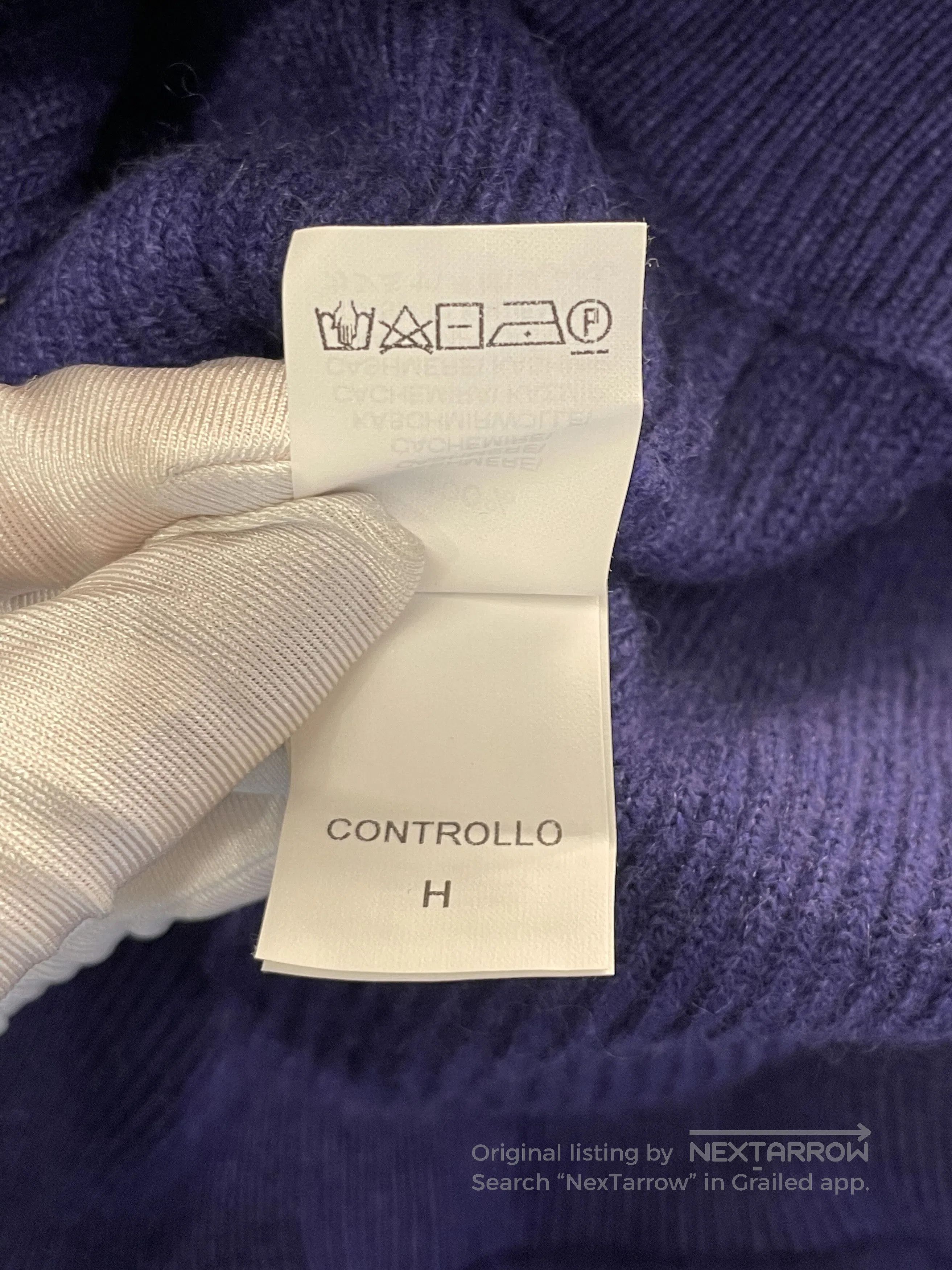 Brunello Cucinelli Brunello Cucinelli Blue Cashmere Sweater S. Size US S / EU 44-46 / 1 - 5 Thumbnail